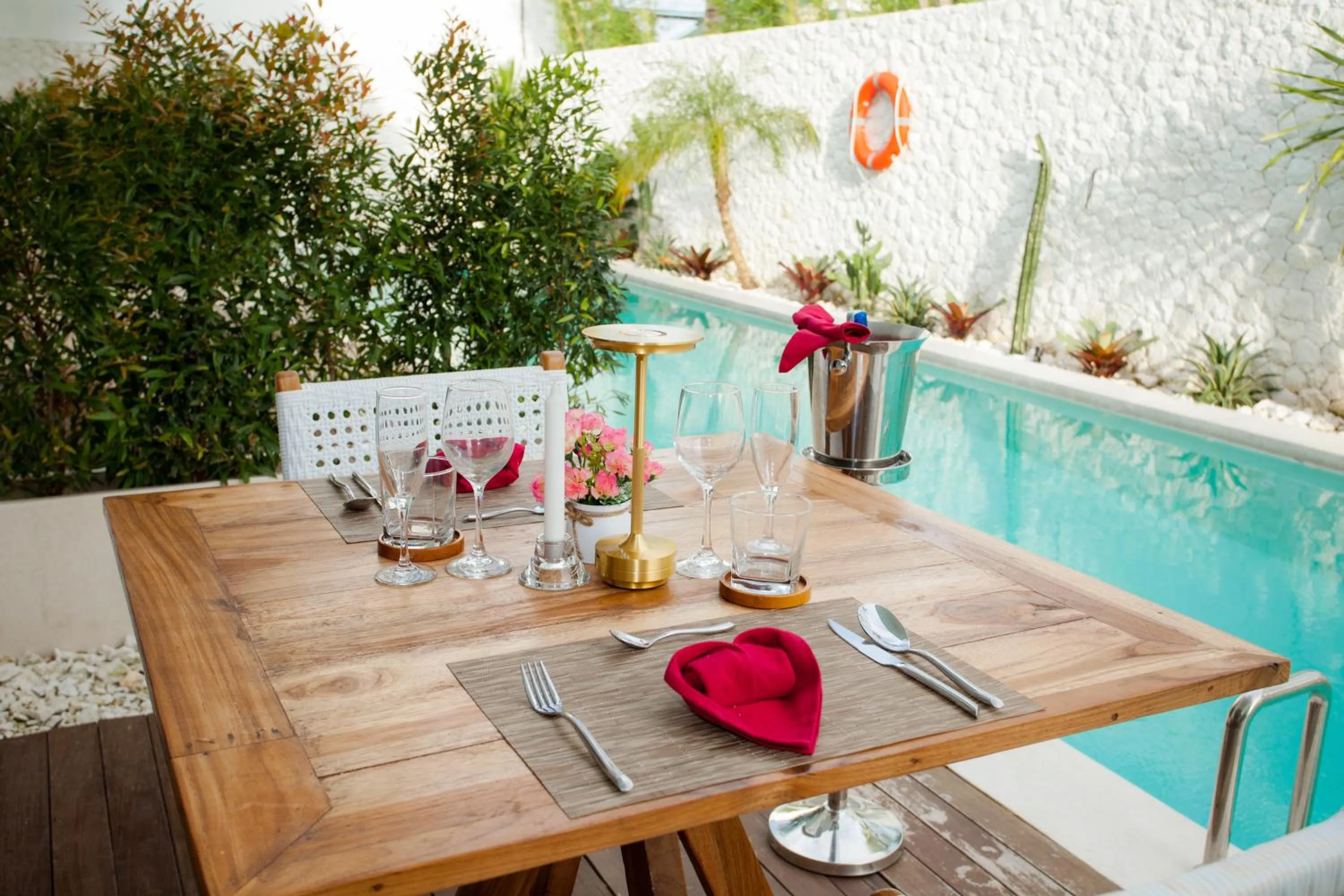 Pool view in Baliterraneo Boutique Resort