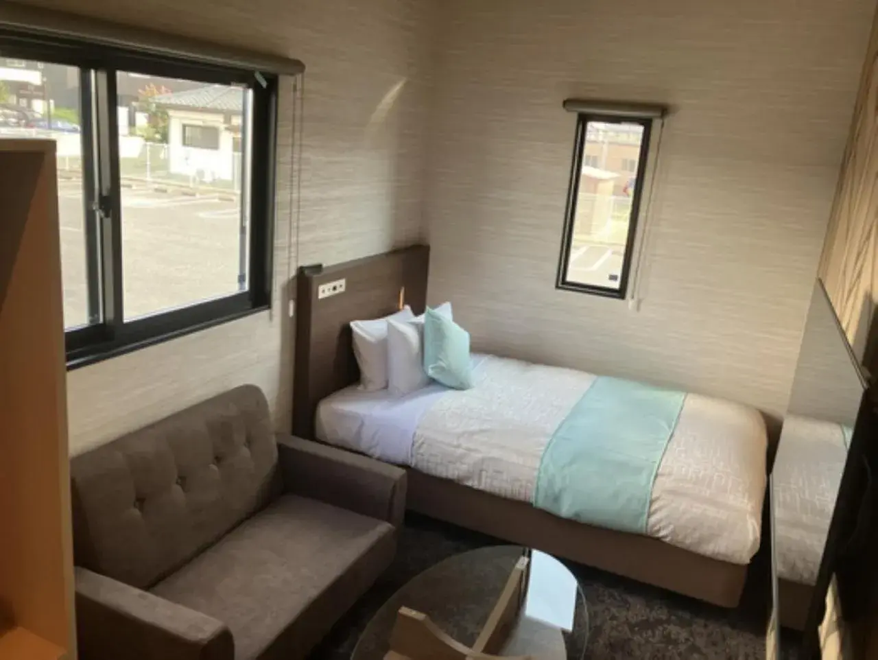 Photo of the whole room, Bed in HOTEL LiVEMAX Honhachinohe Ekimae Photo of the whole room, Bed in HOTEL LiVEMAX Honhachinohe Ekimae