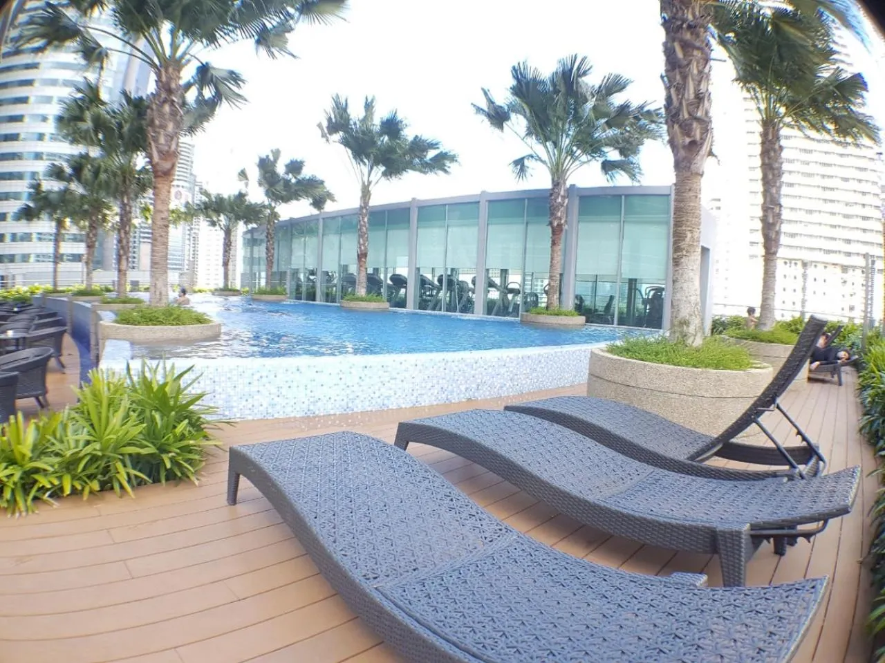 Swimming pool in Vortex Suites in Kuala Lumpur