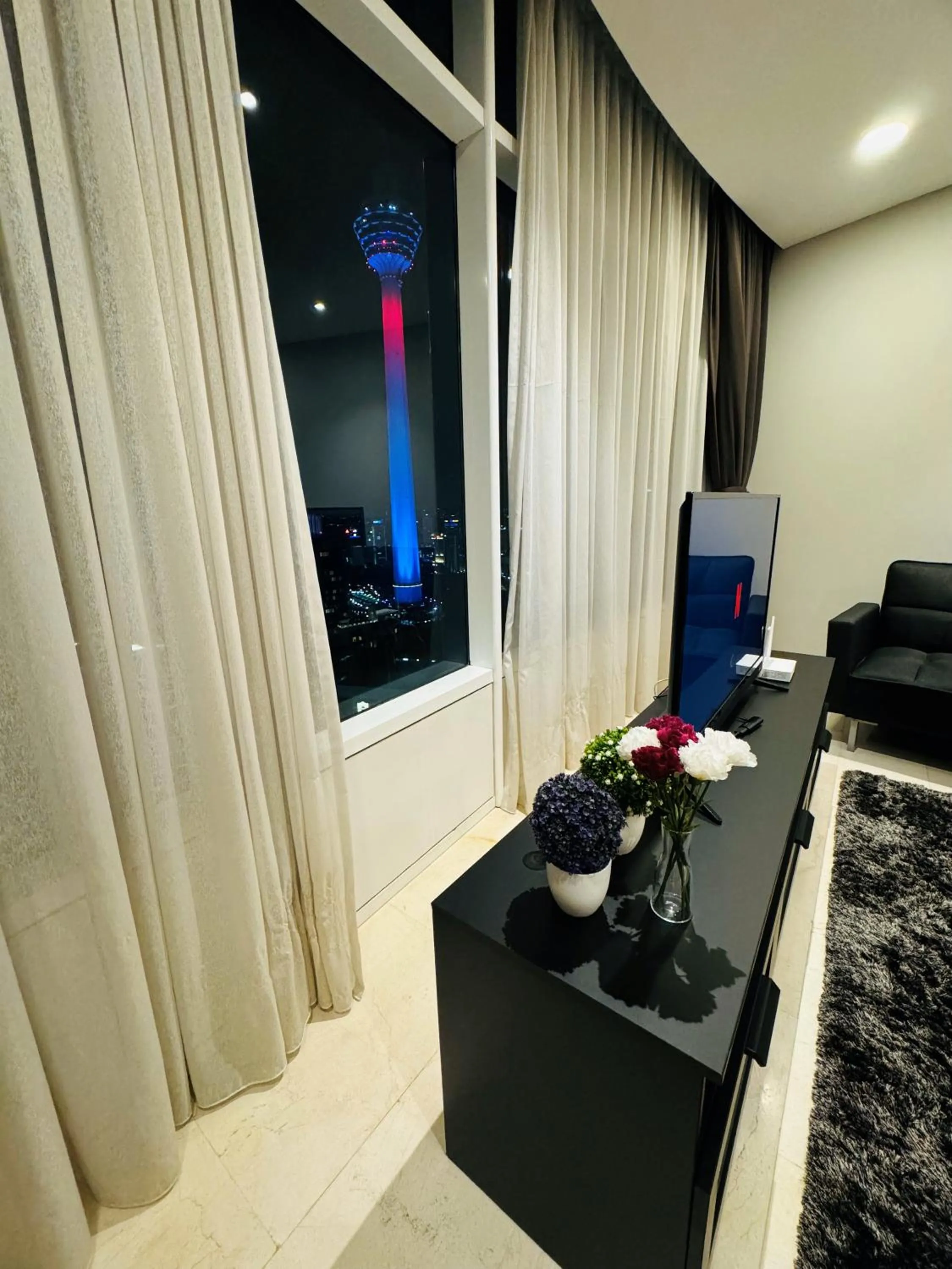 Bed in Vortex Suites in Kuala Lumpur