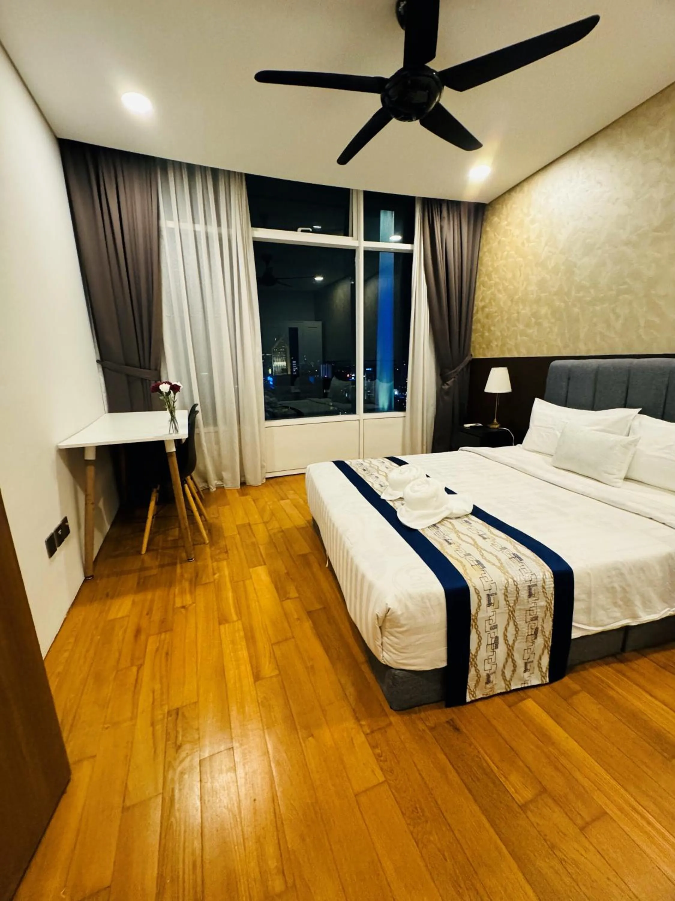 Bed in Vortex Suites in Kuala Lumpur