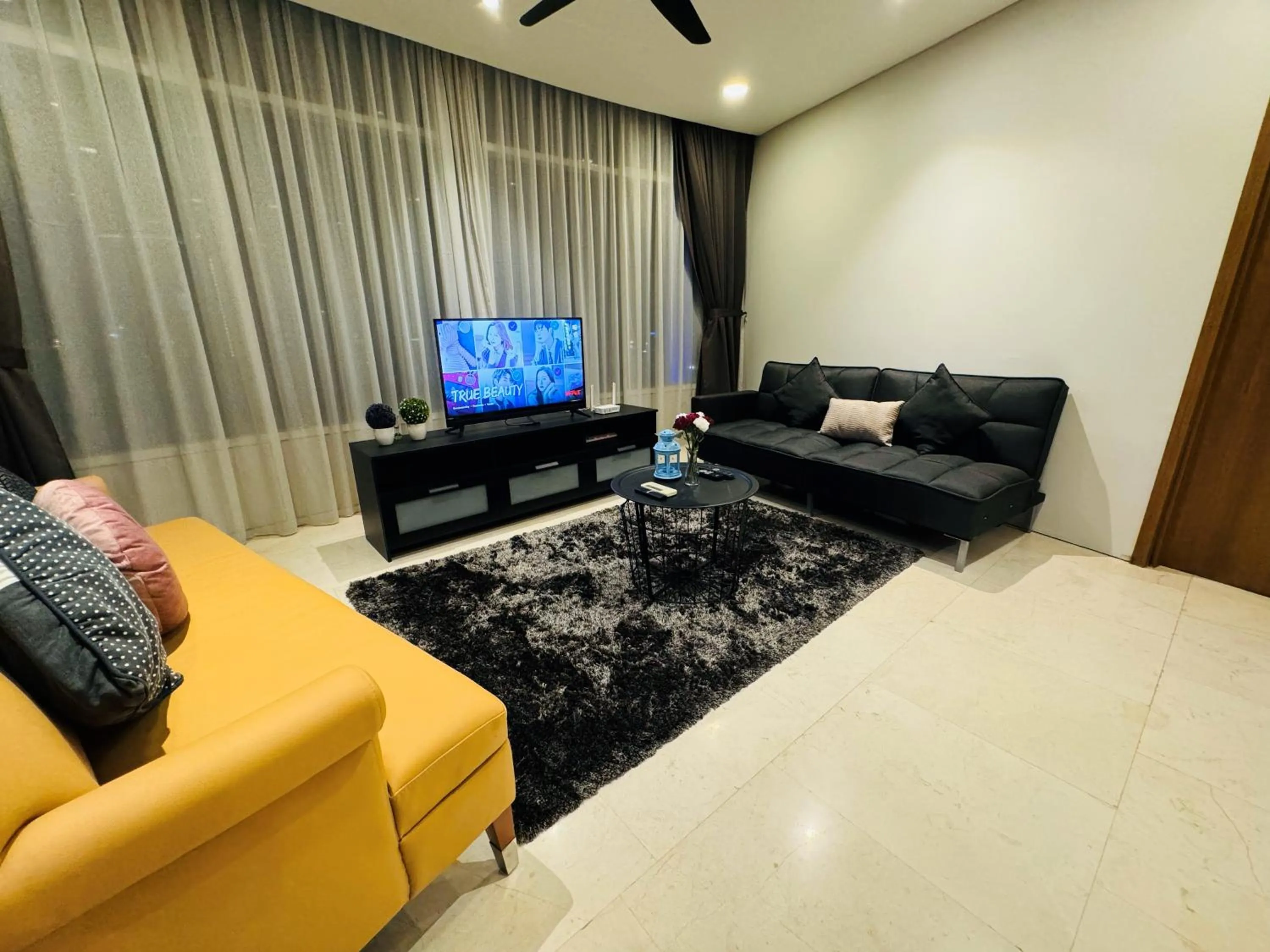 Living room in Vortex Suites in Kuala Lumpur