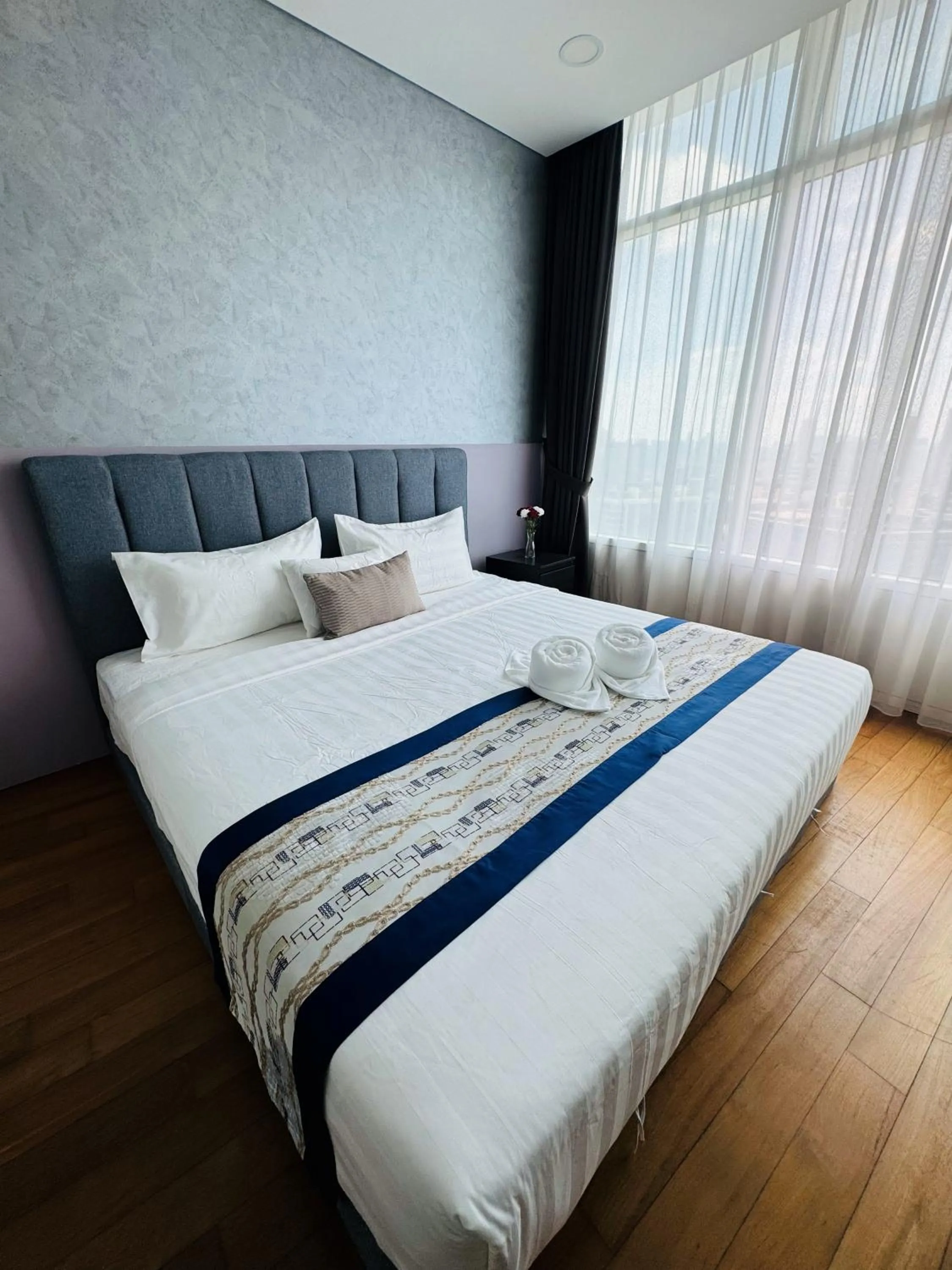 Bed in Vortex Suites in Kuala Lumpur