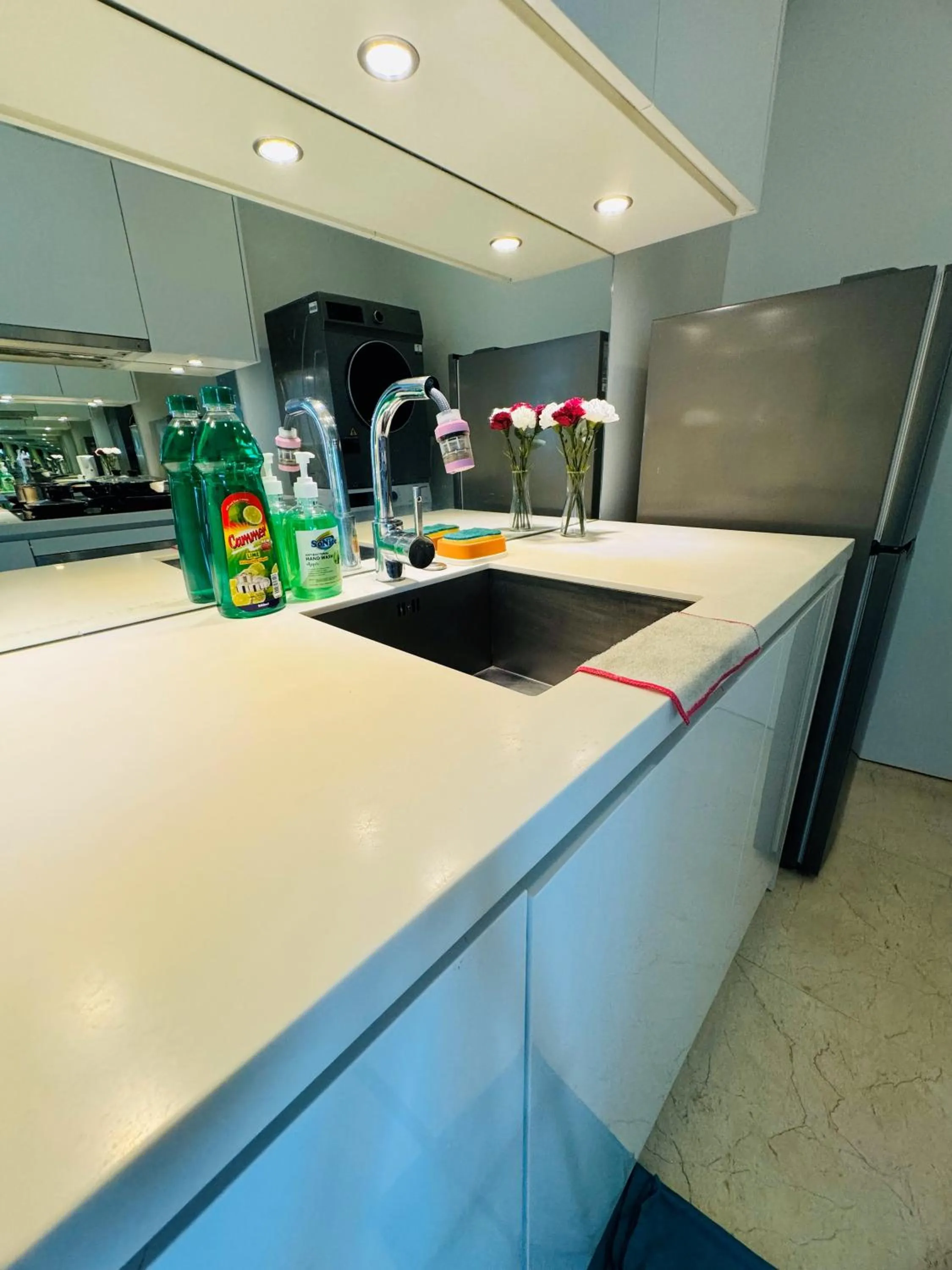 Kitchen or kitchenette in Vortex Suites in Kuala Lumpur