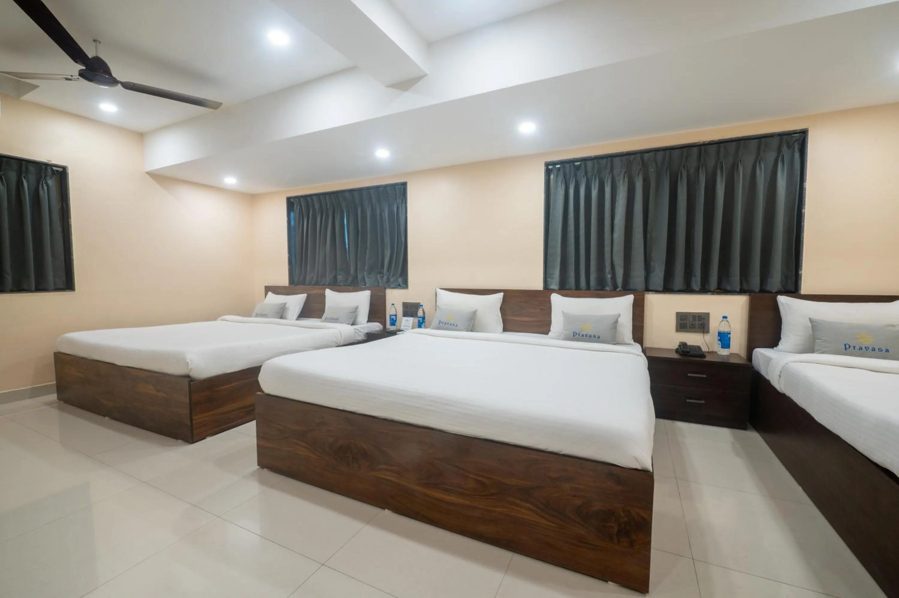 Bed in Hotel Pravasa stay ,Shirdi