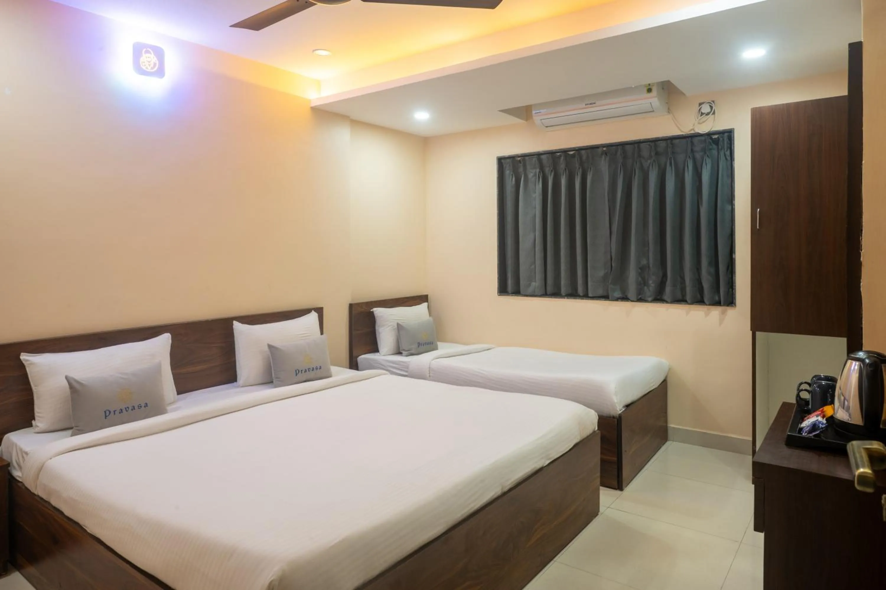Bed in Hotel Pravasa stay ,Shirdi