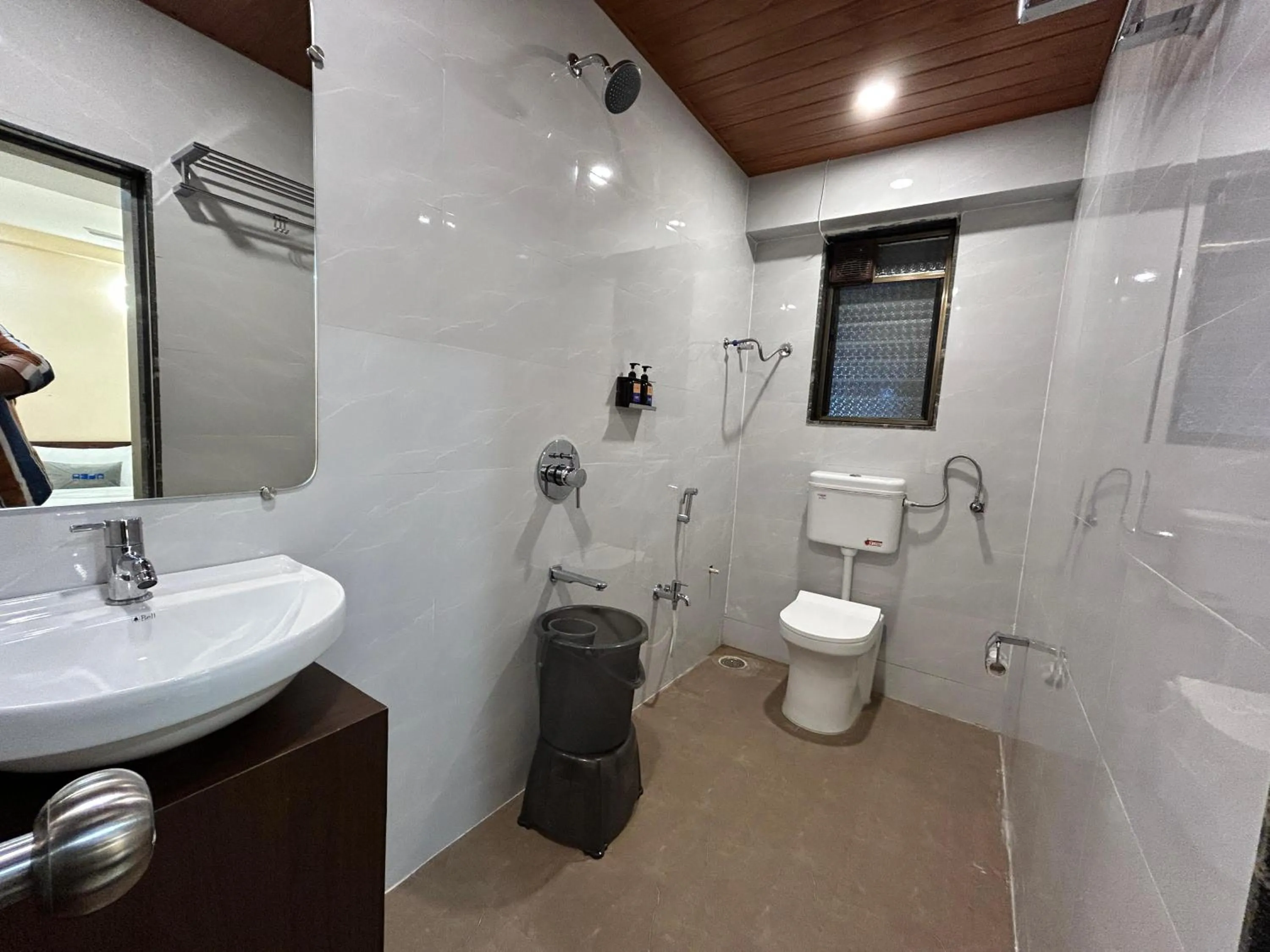 Shower in Hotel Pravasa stay ,Shirdi