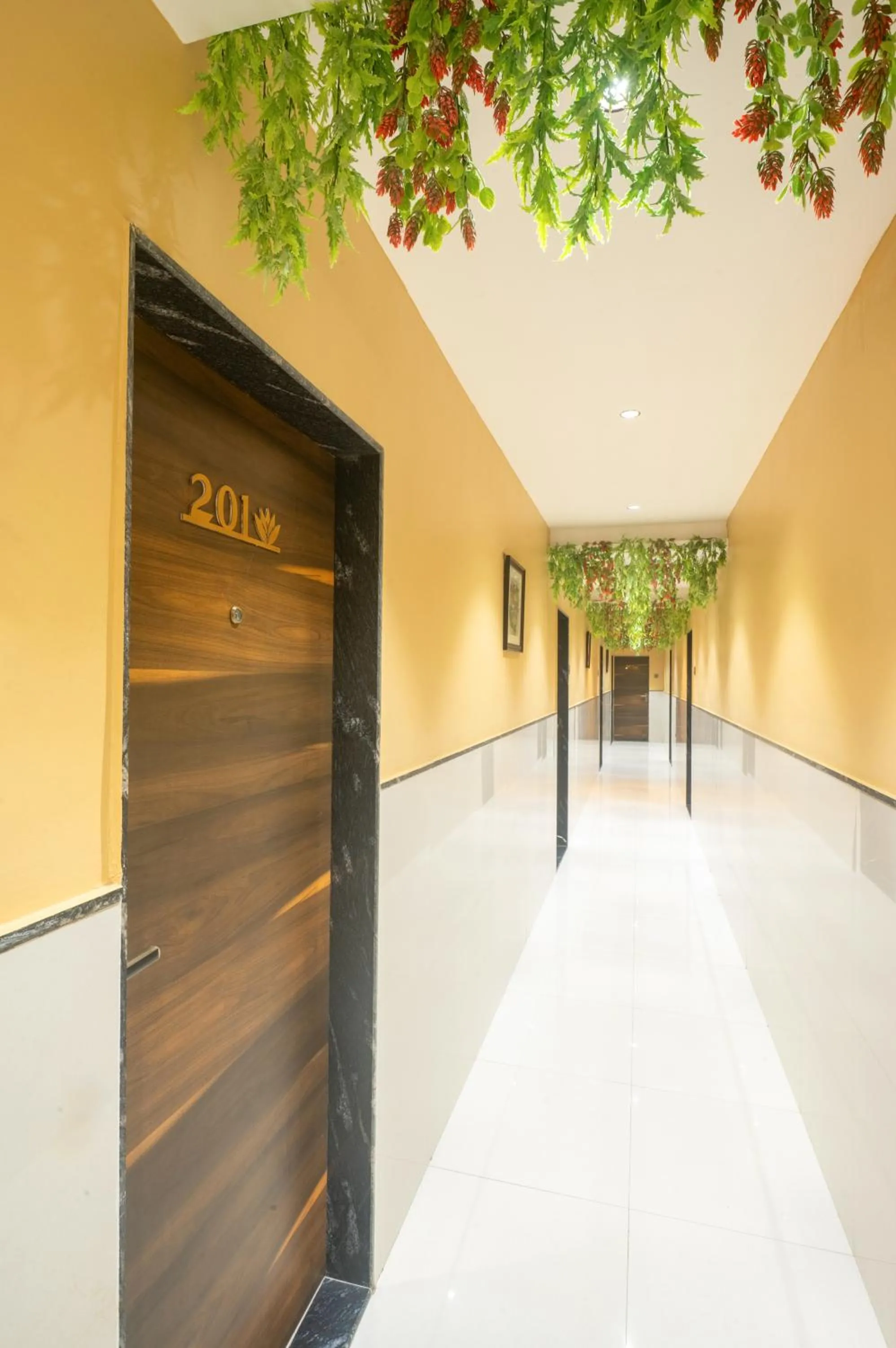 Lobby or reception in Hotel Pravasa stay ,Shirdi