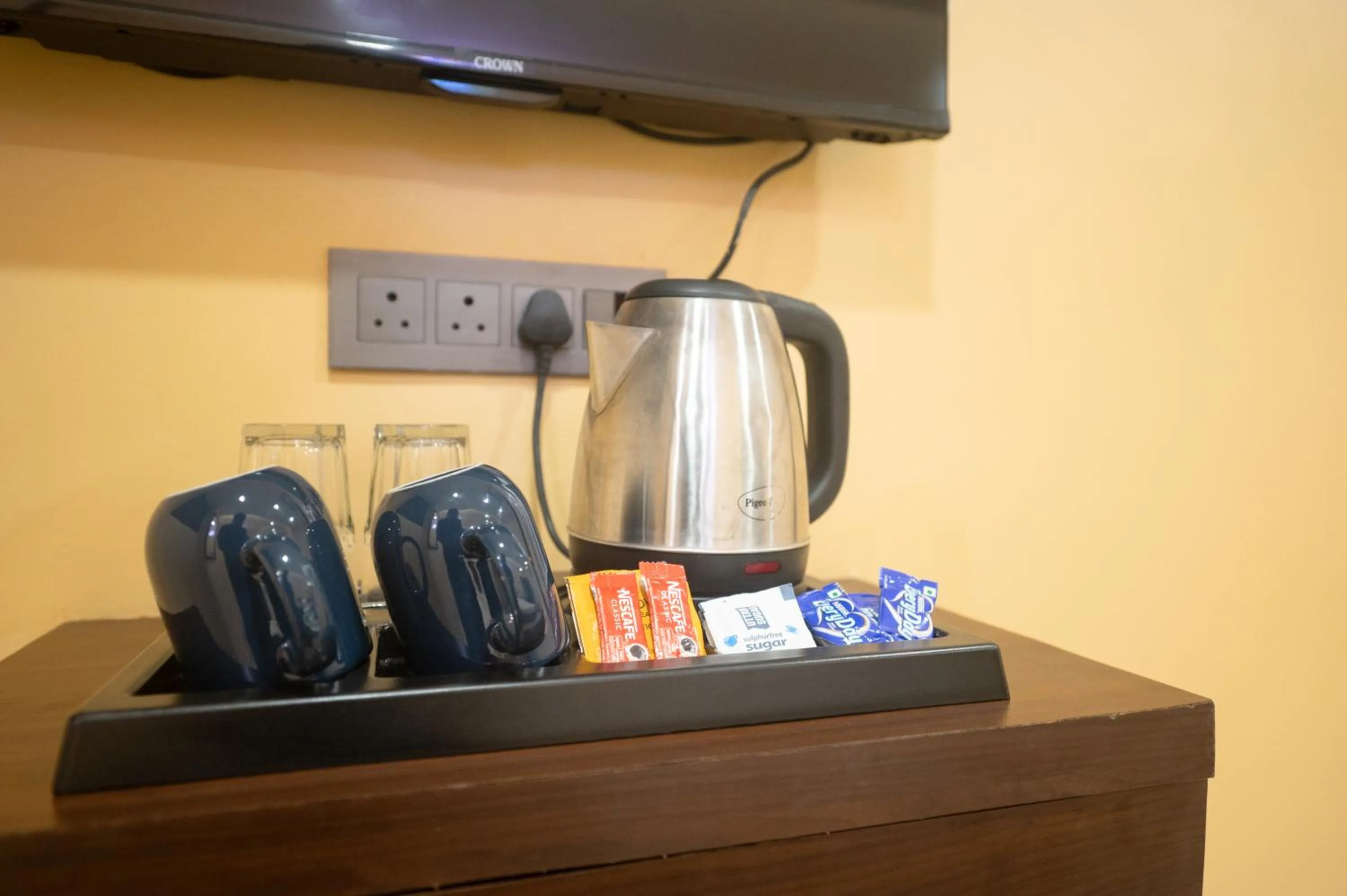 Kitchen or kitchenette in Hotel Pravasa stay ,Shirdi