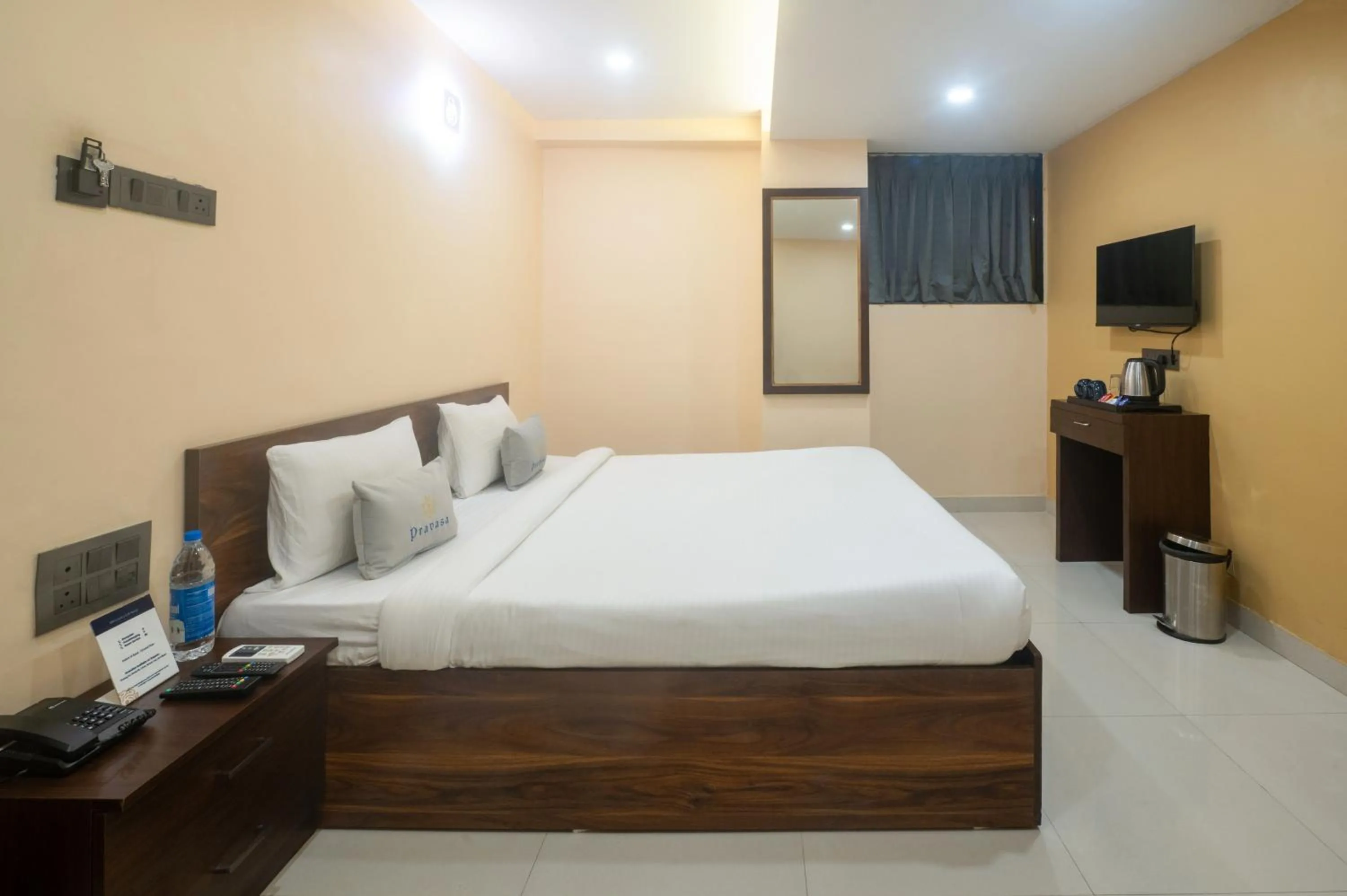 Bed in Hotel Pravasa stay ,Shirdi