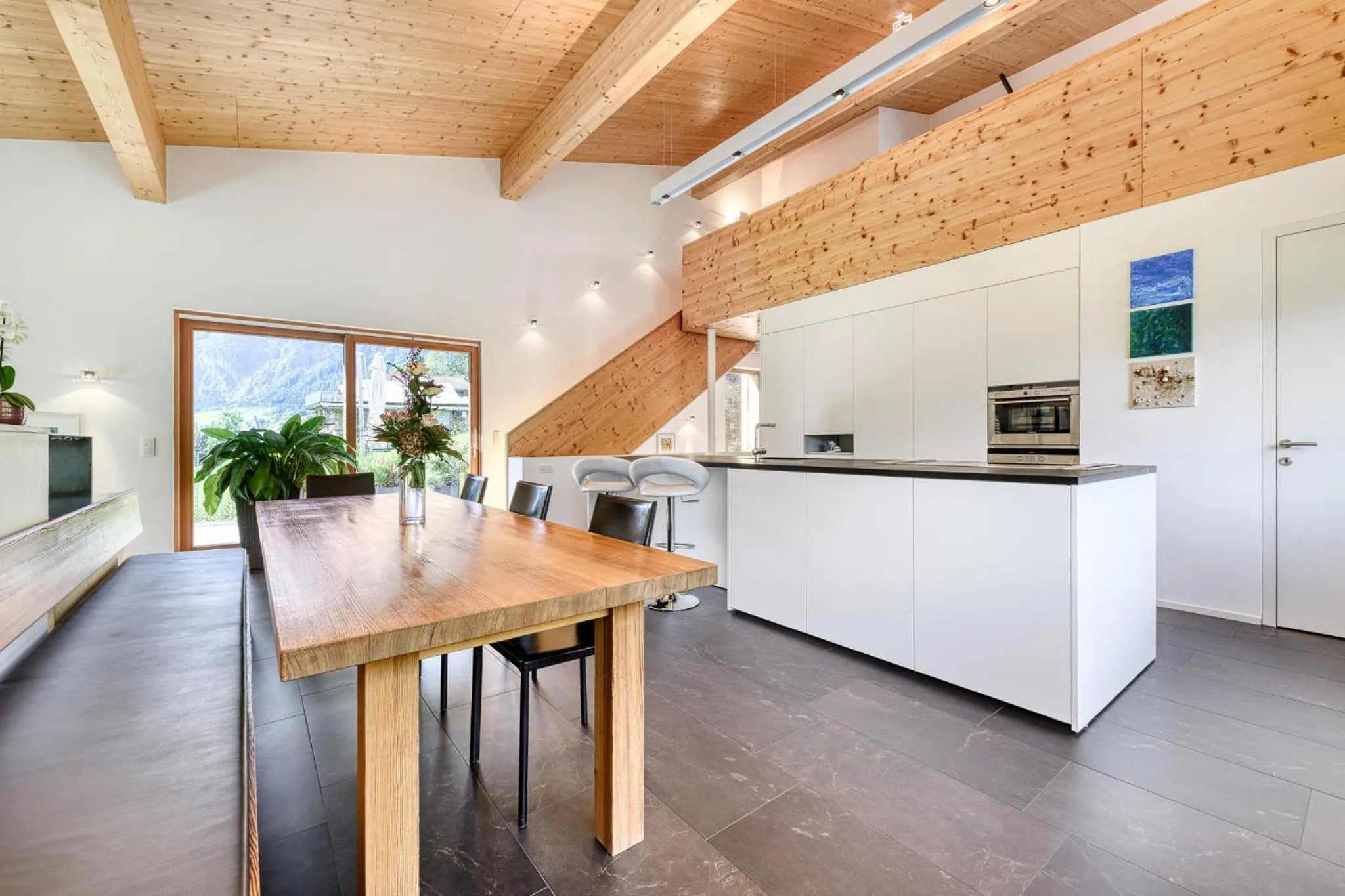 Kitchen or kitchenette in Panorama Chalet Bellavista