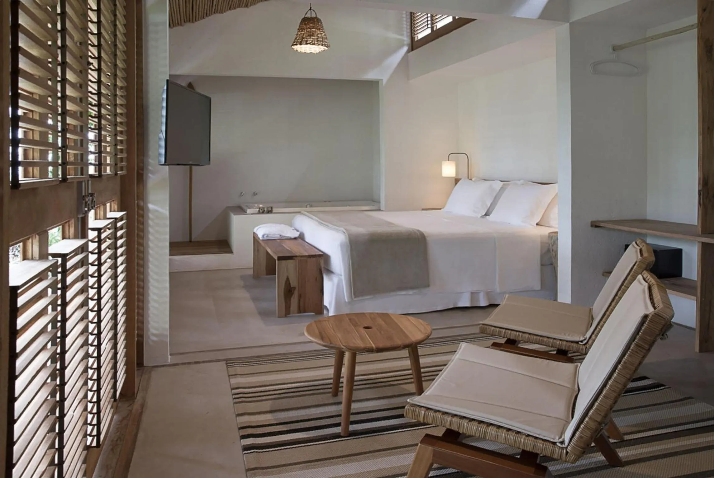 Bedroom, Bed in Casa Mar Paraty