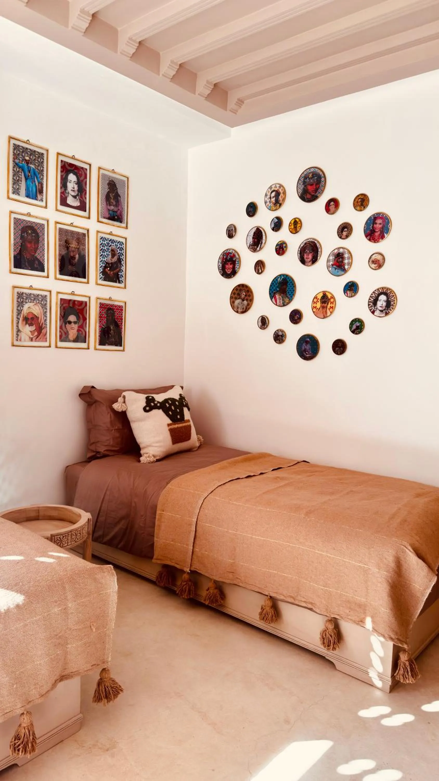 Bed in Riad Origines