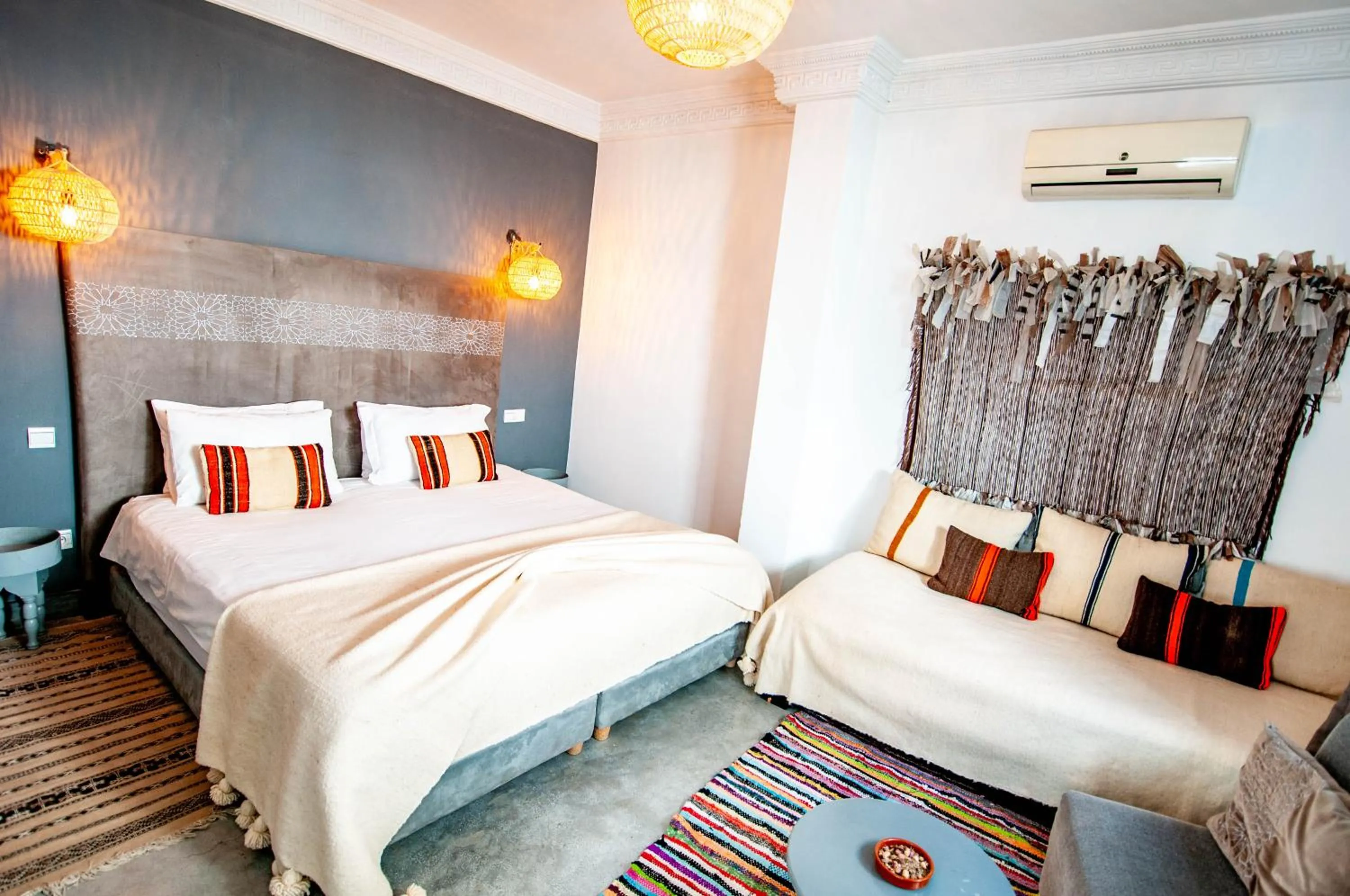 Bed in Riad Origines