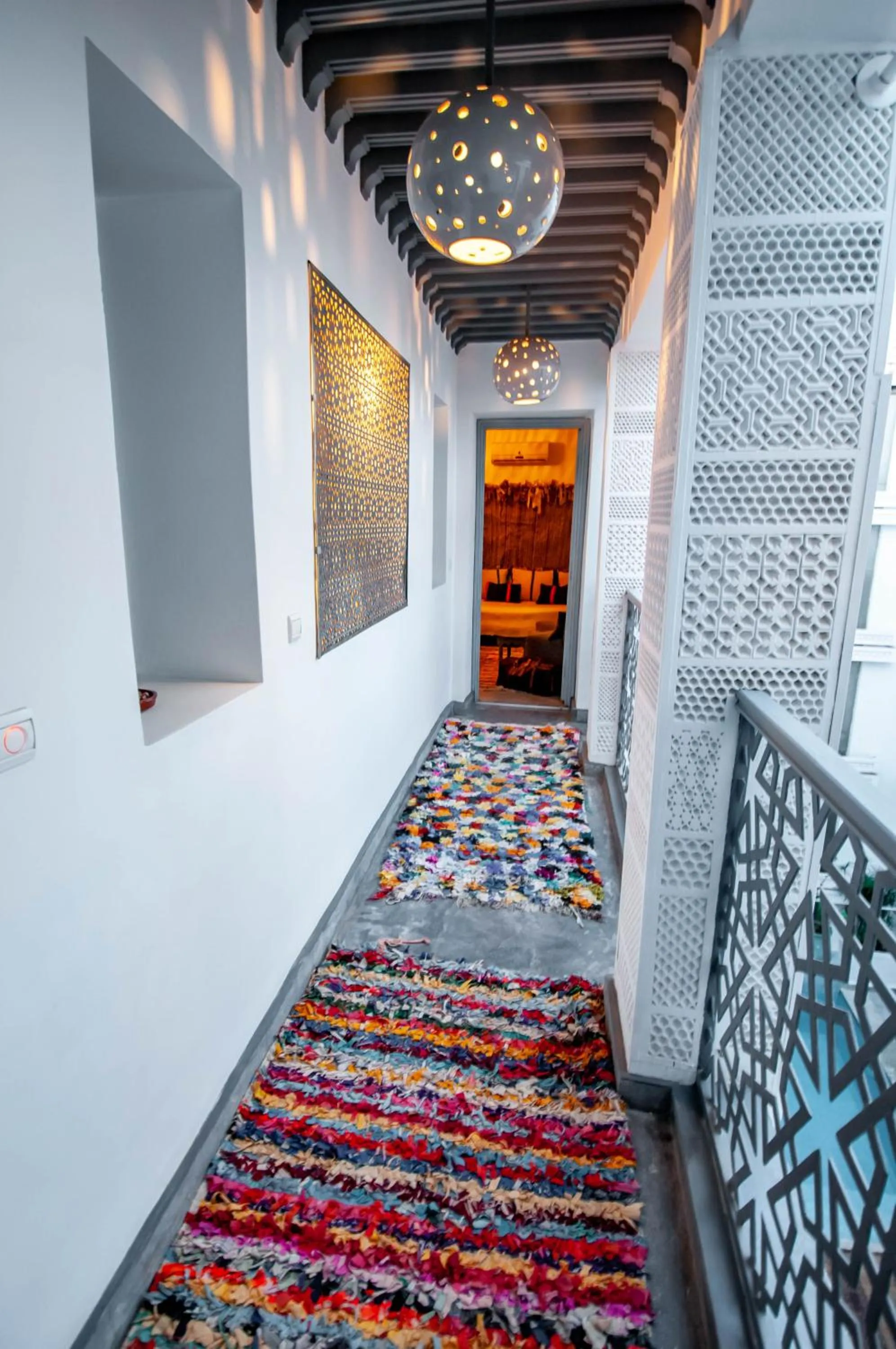 View (from property/room), Bed in Riad Origines
