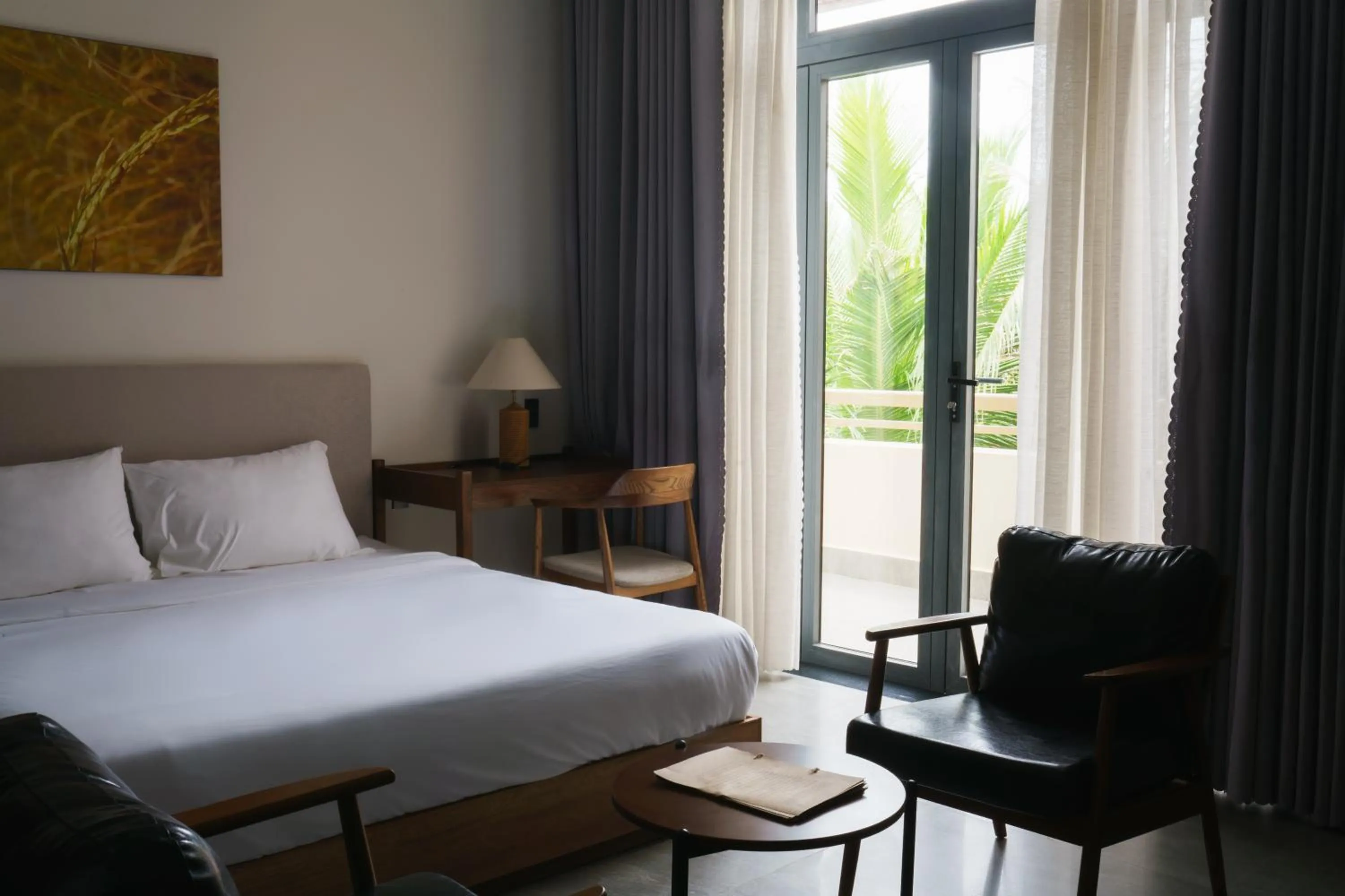 Balcony/Terrace, Bed in Field Villa Hoàng Diệu