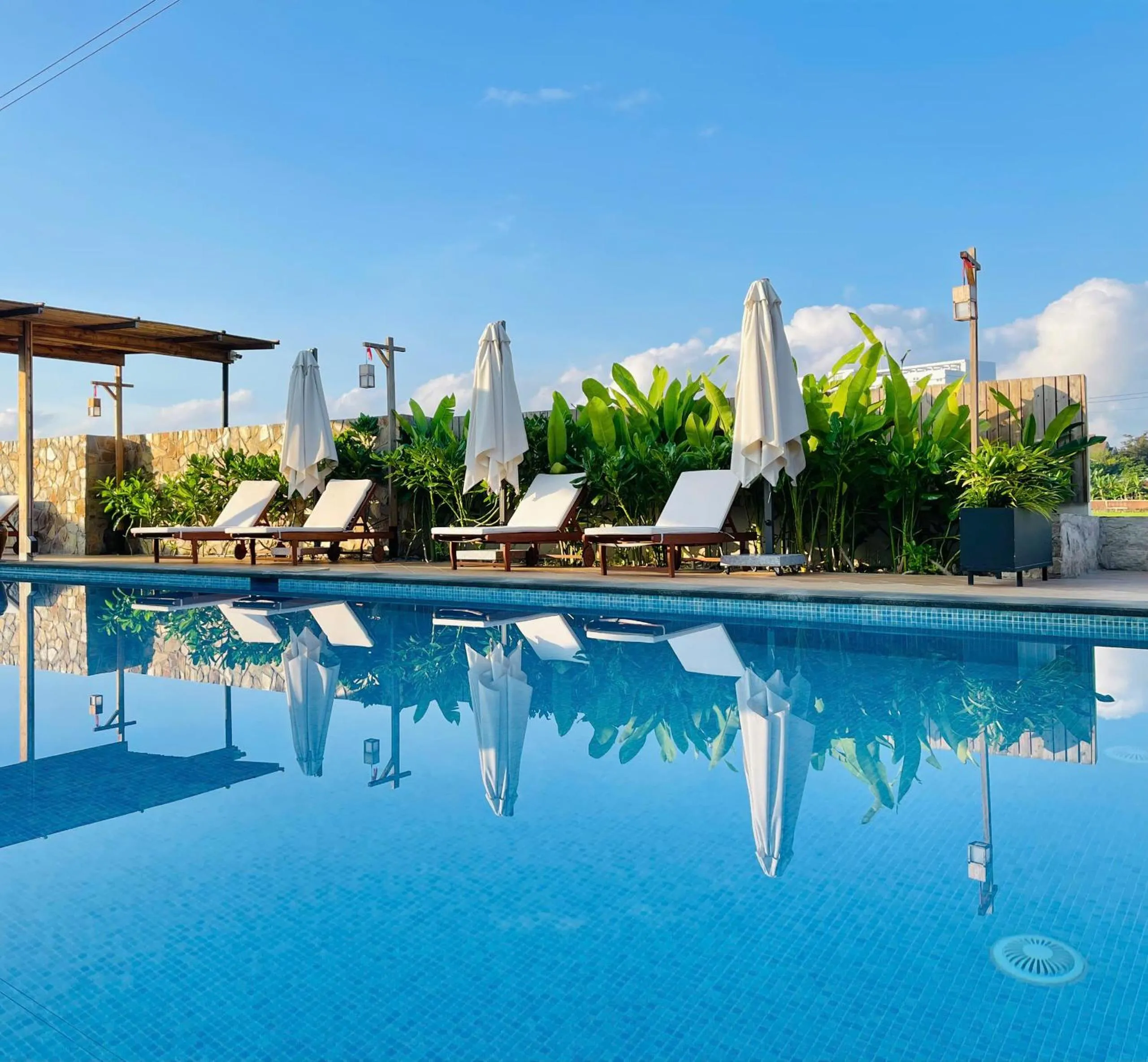 Swimming pool in Field Villa Hoàng Diệu