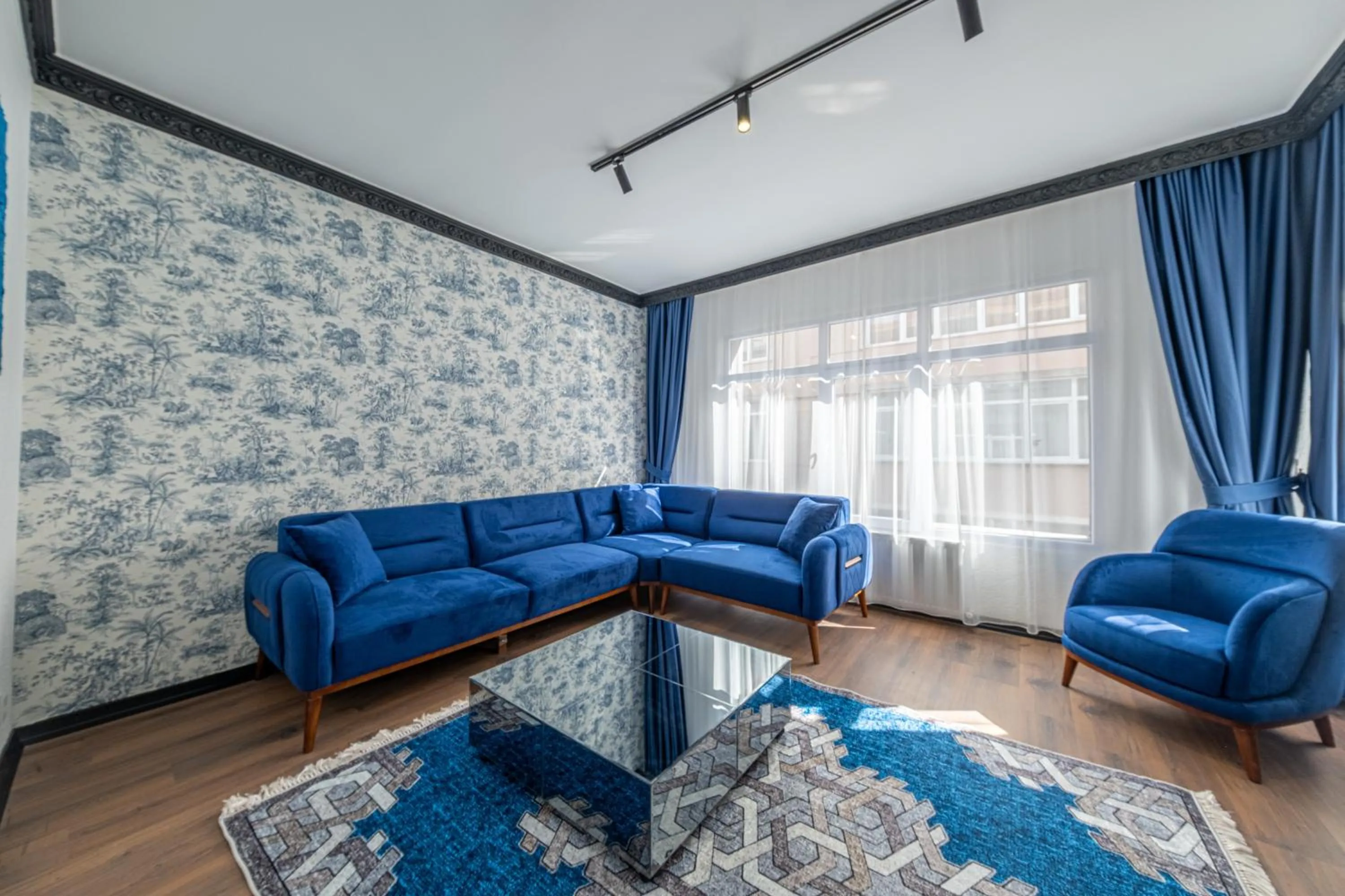 Living room in Hexa Apartments Sisli