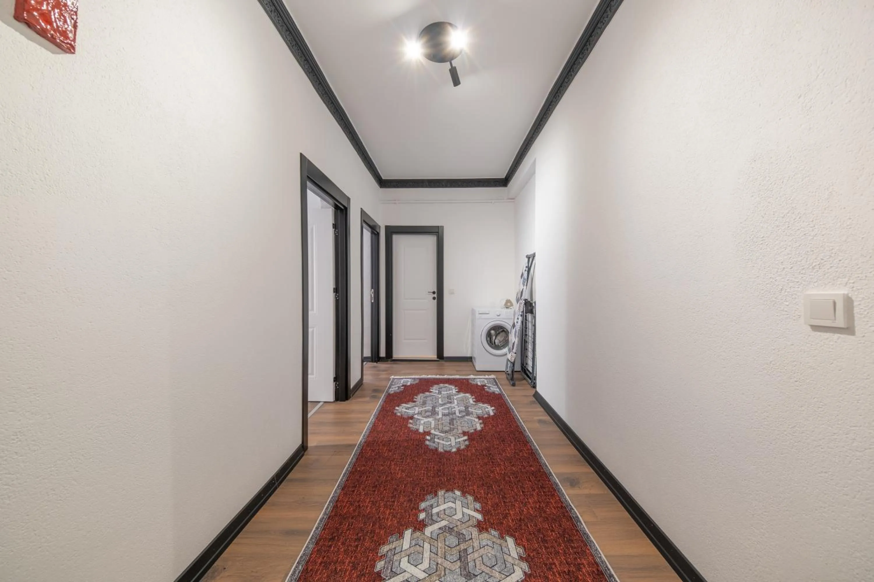 washing machine in Hexa Apartments Sisli