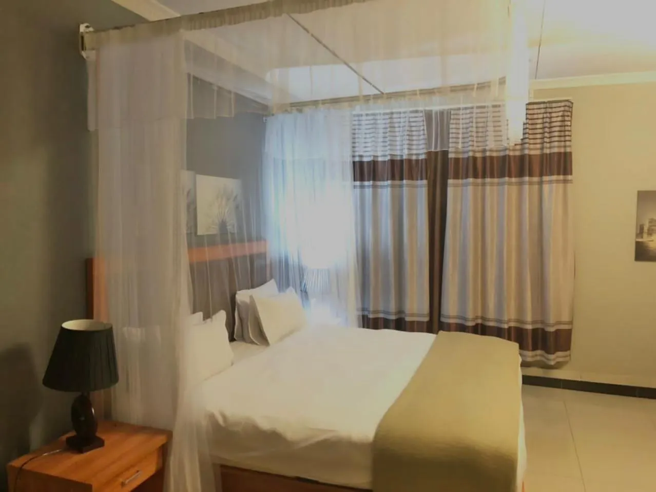 Bed in Top Lodge in Blantyre