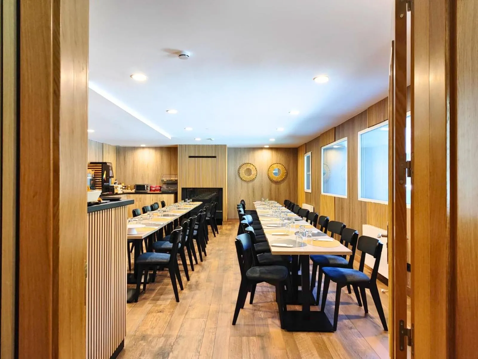 Dining area in Hotel Focus
