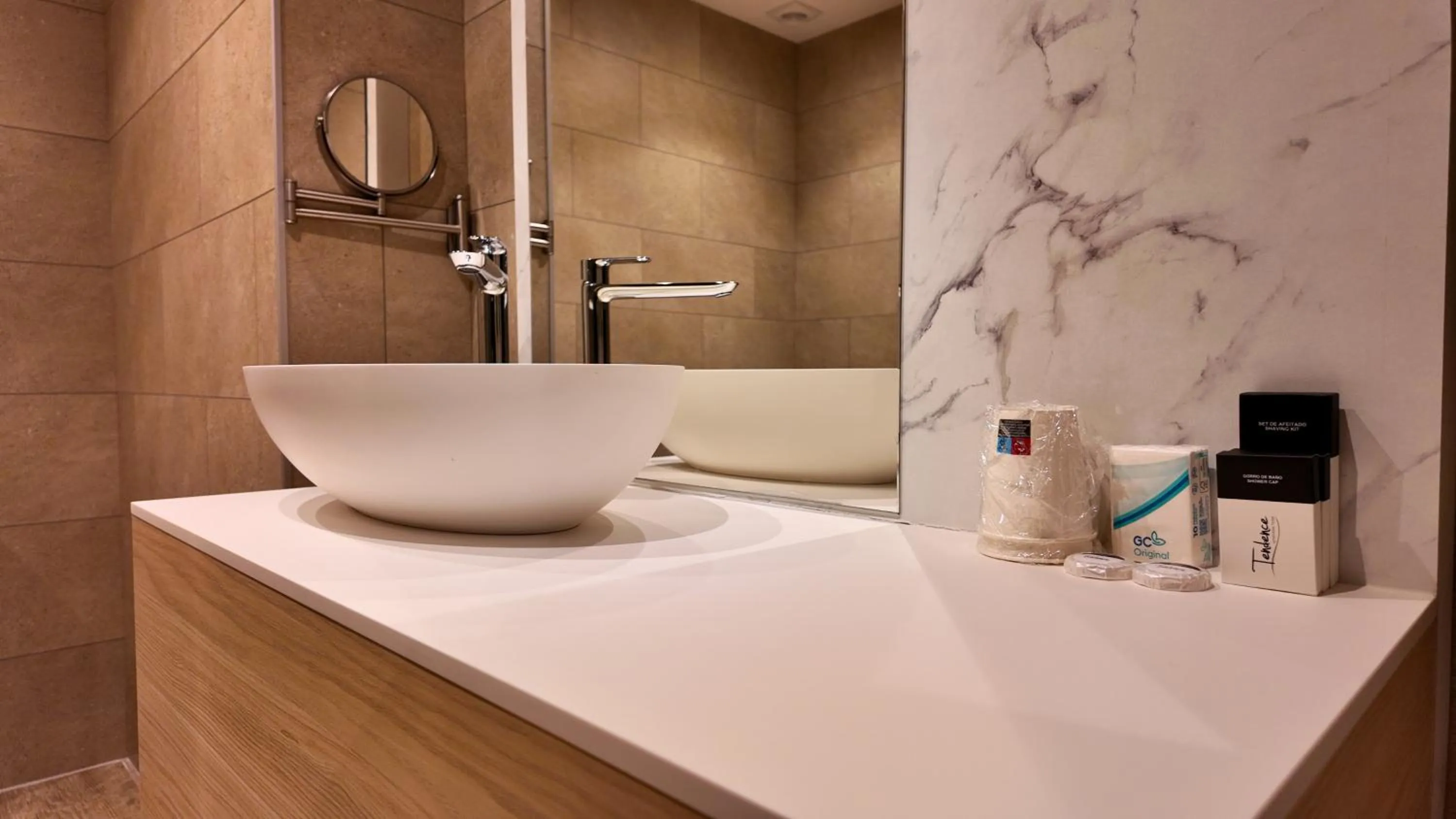 Bathroom in Hotel Focus