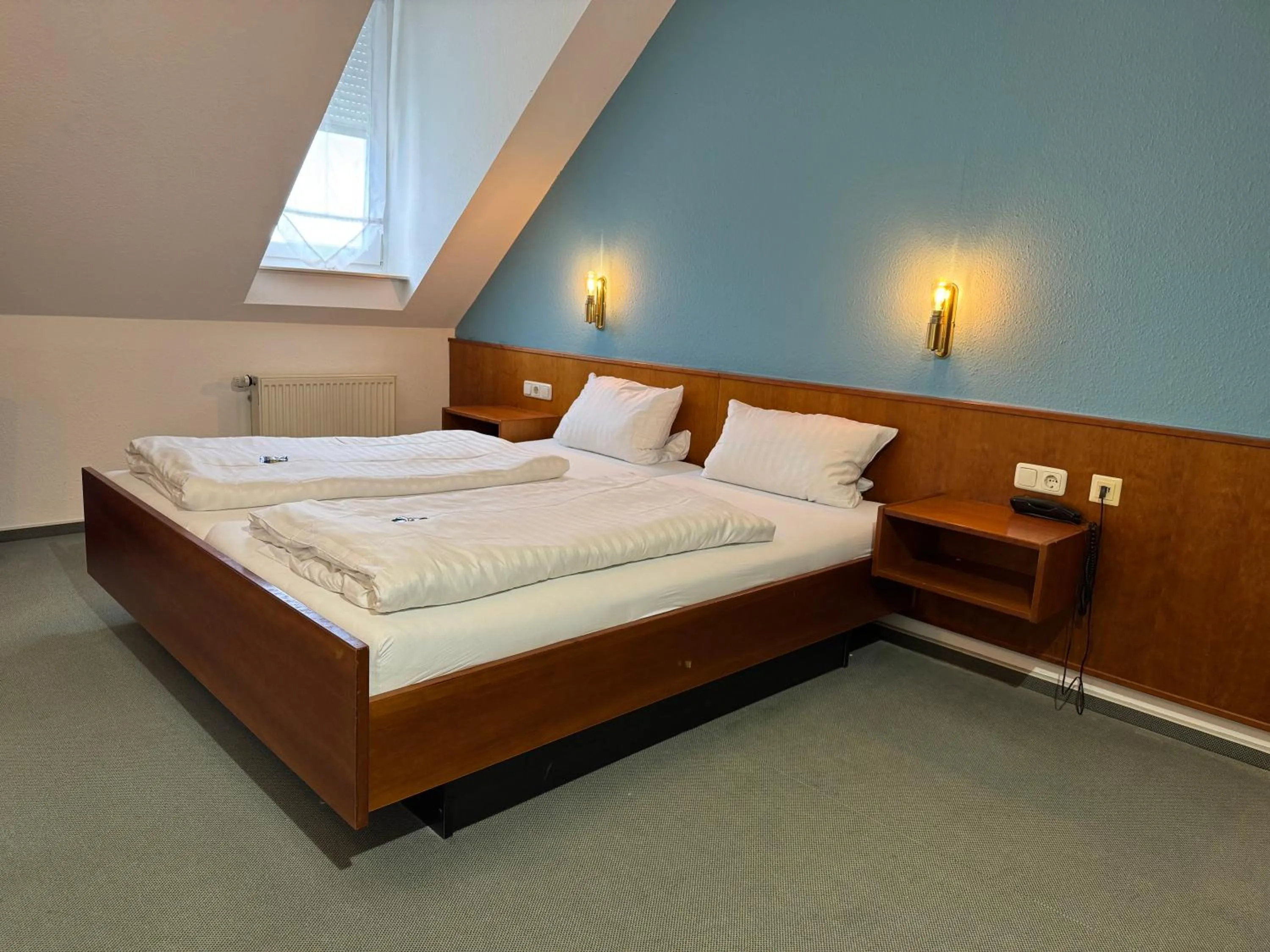 Photo of the whole room, Bed in Hotel am Bergl