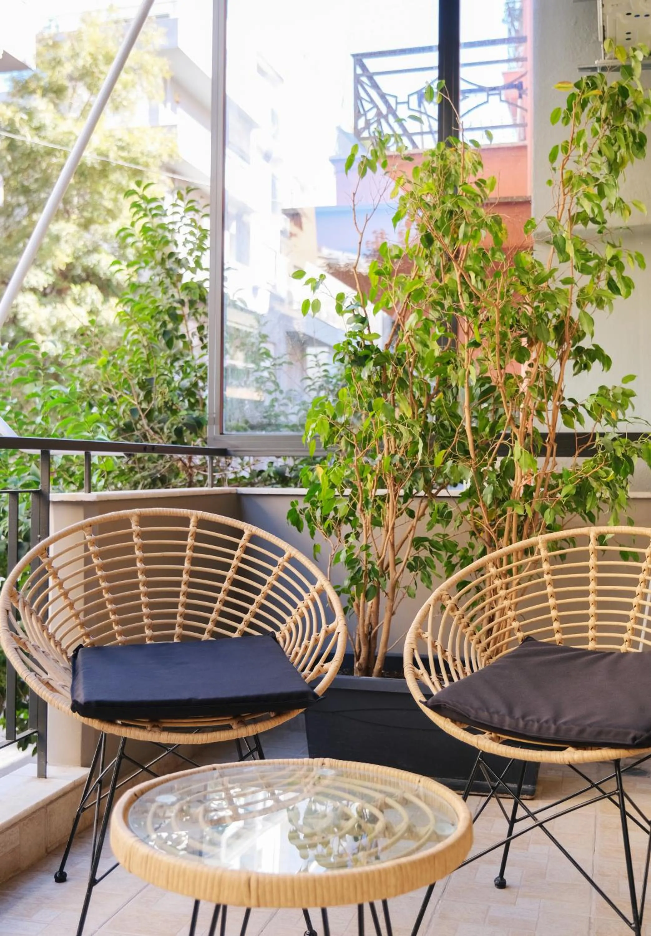 Balcony/Terrace in Tyto Alba Habitat