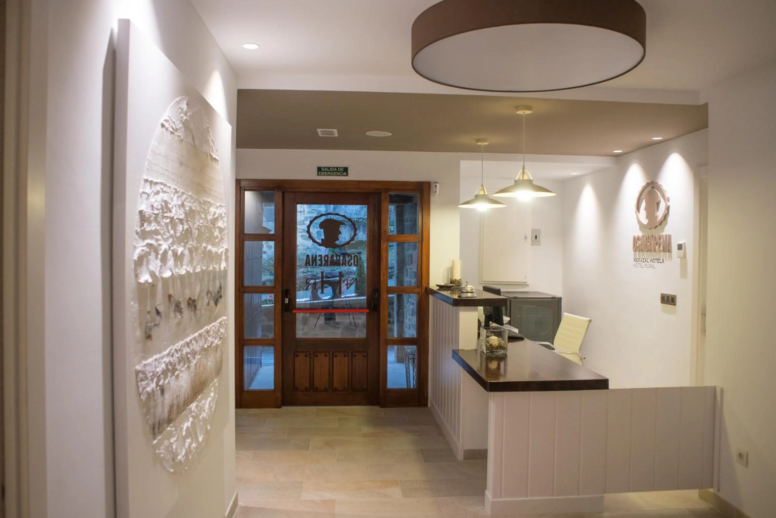Lobby or reception in Osabarena Hotela