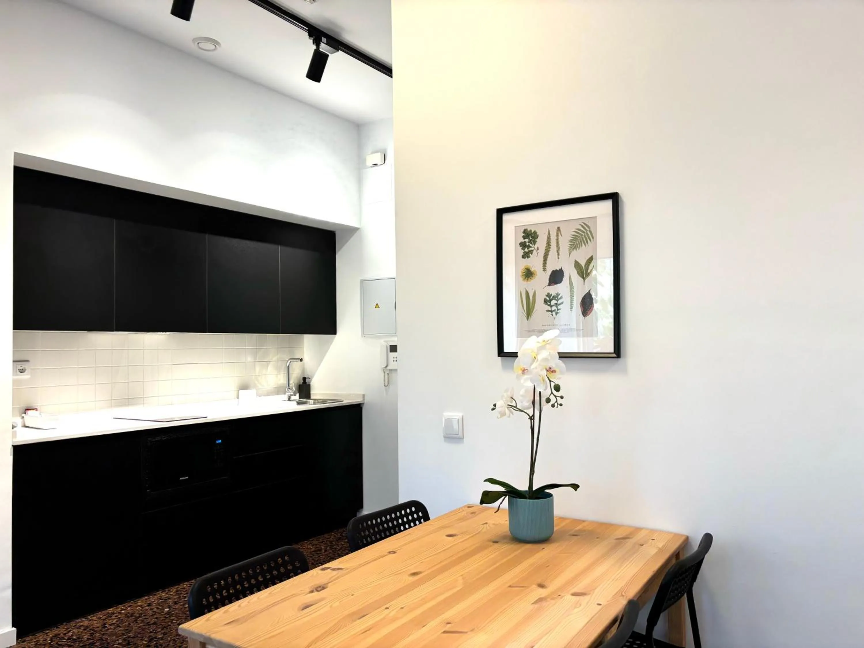 Kitchen or kitchenette in Apartahotel Espai Verd Benimaclet