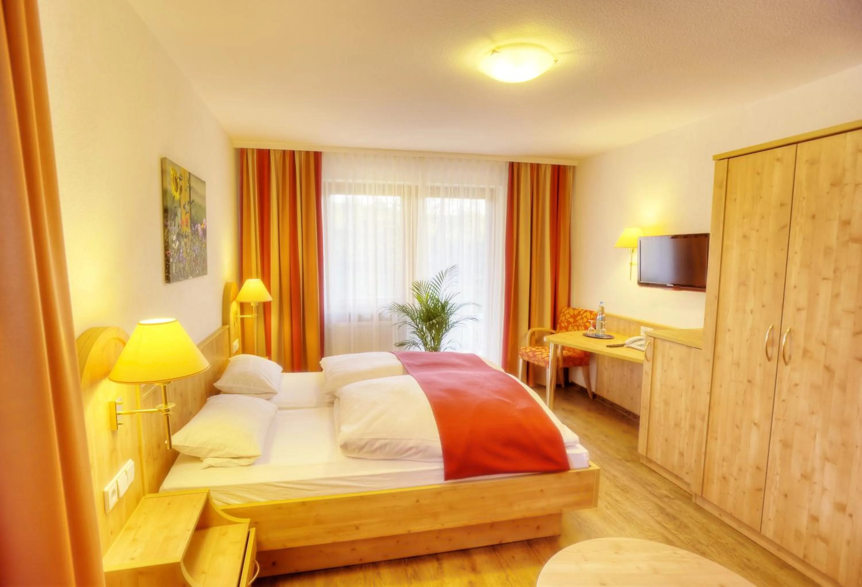 Bedroom, Bed in Pension Fohrenberg