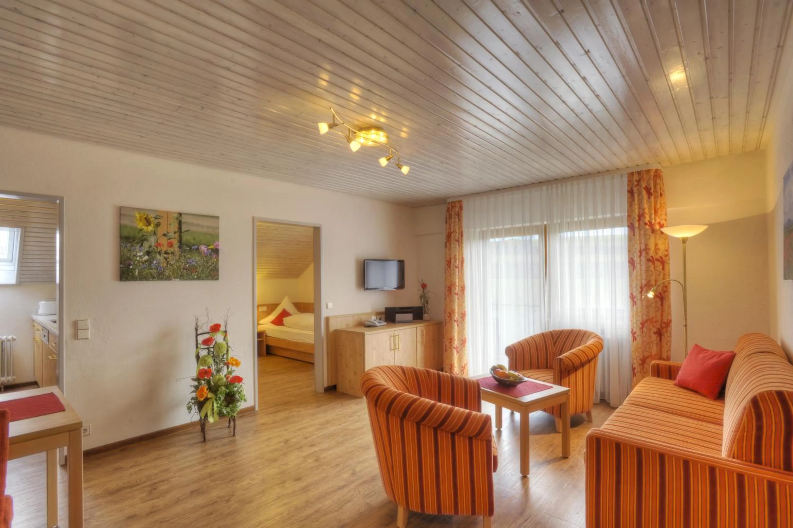 Living room in Pension Fohrenberg