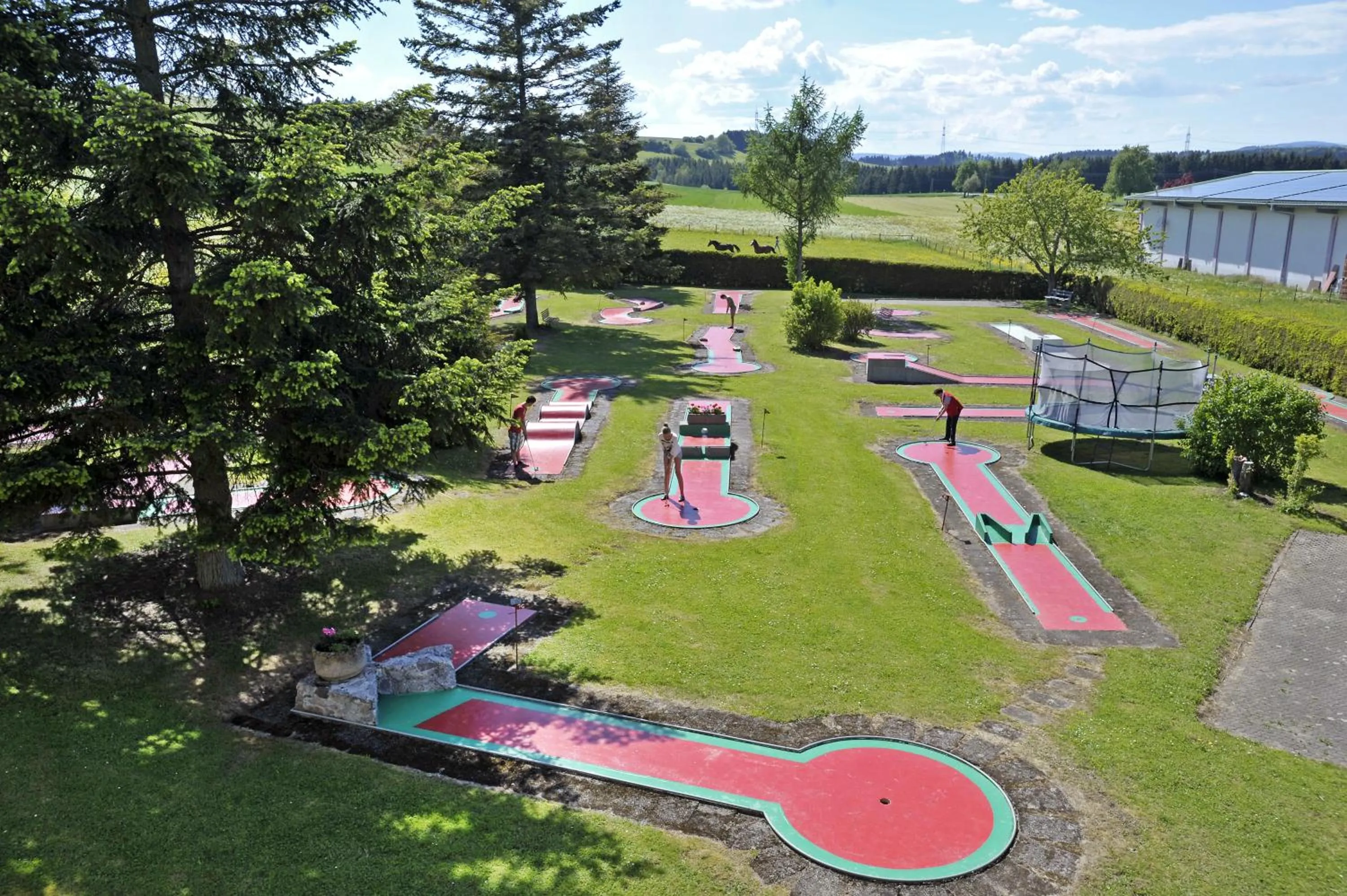 Minigolf in Pension Fohrenberg