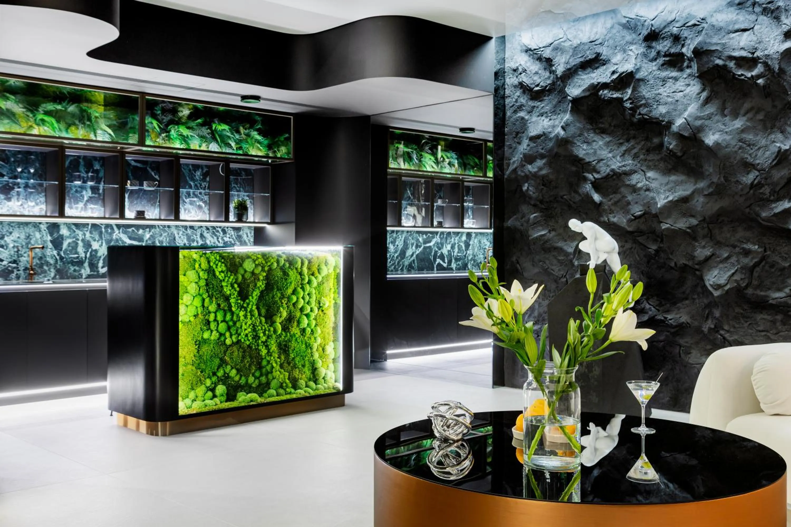 Living room in Apartamenty Sky Tower z Jakuzzi Przy Oknie