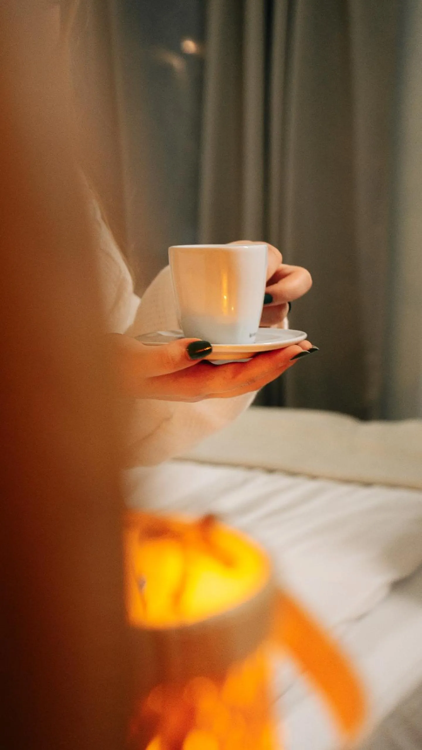 Coffee/tea facilities, Bed in Nature Nest Bran - Adults Only