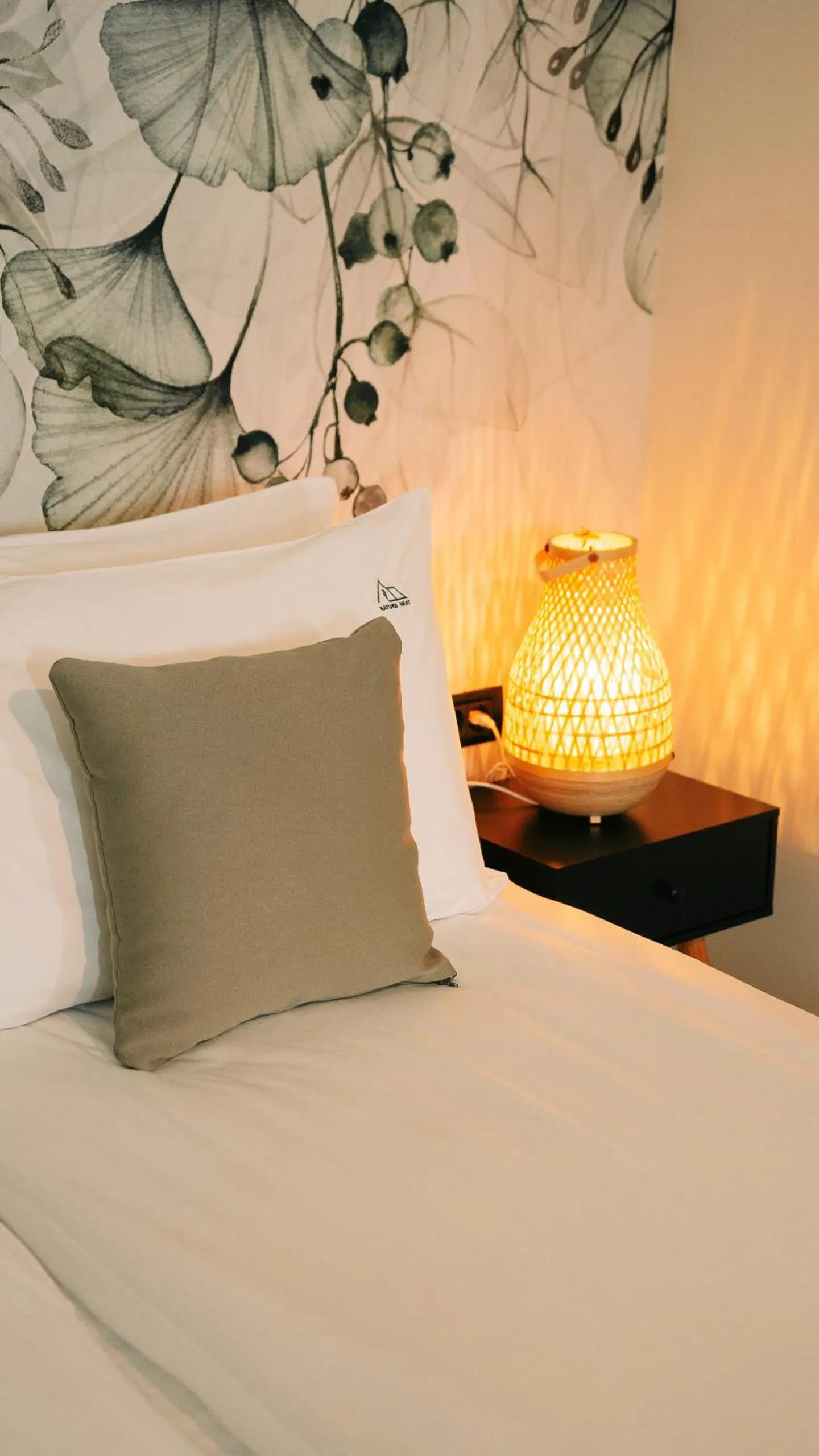Bedroom, Bed in Nature Nest Bran - Adults Only