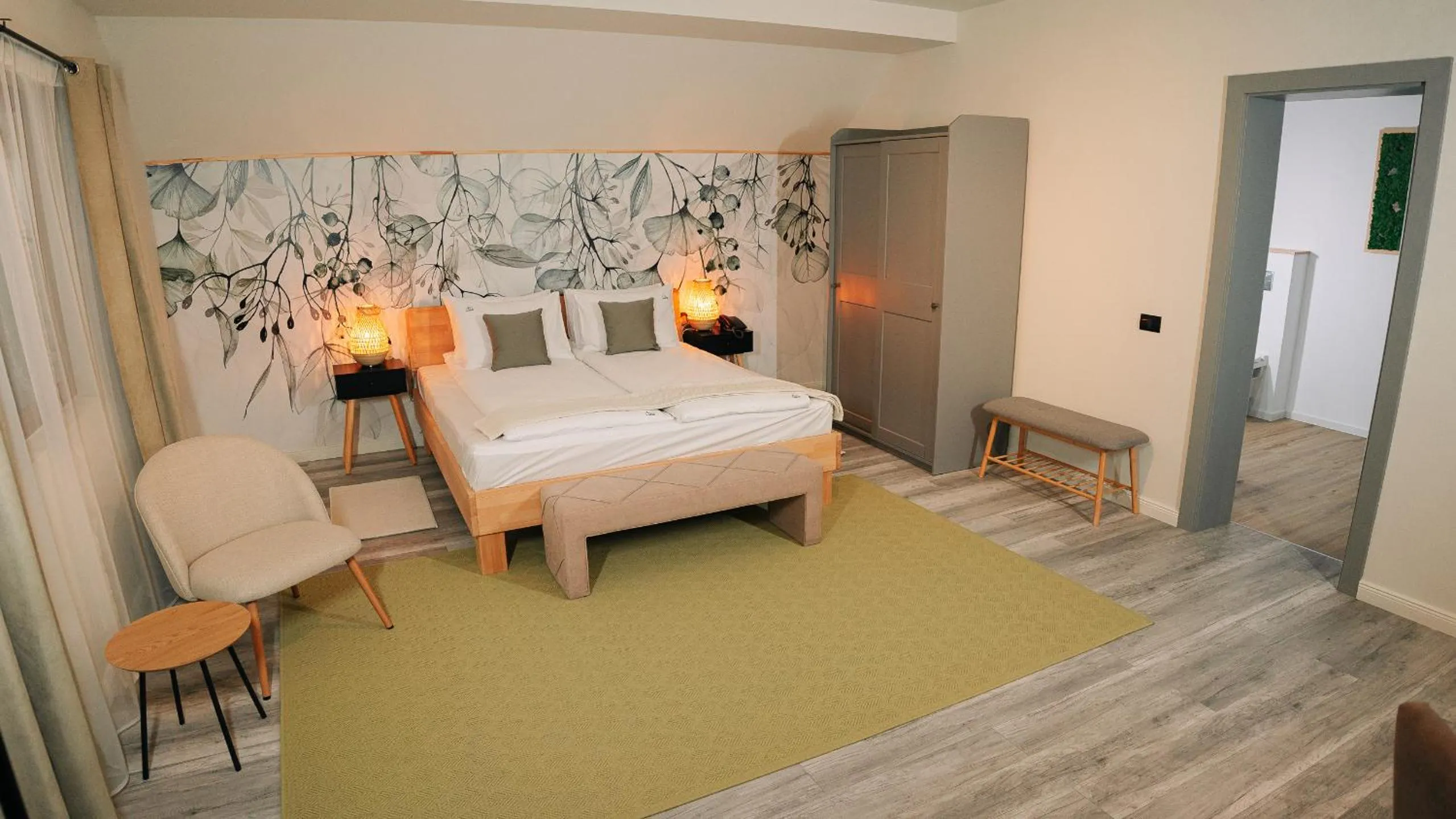 Photo of the whole room, Bed in Nature Nest Bran - Adults Only