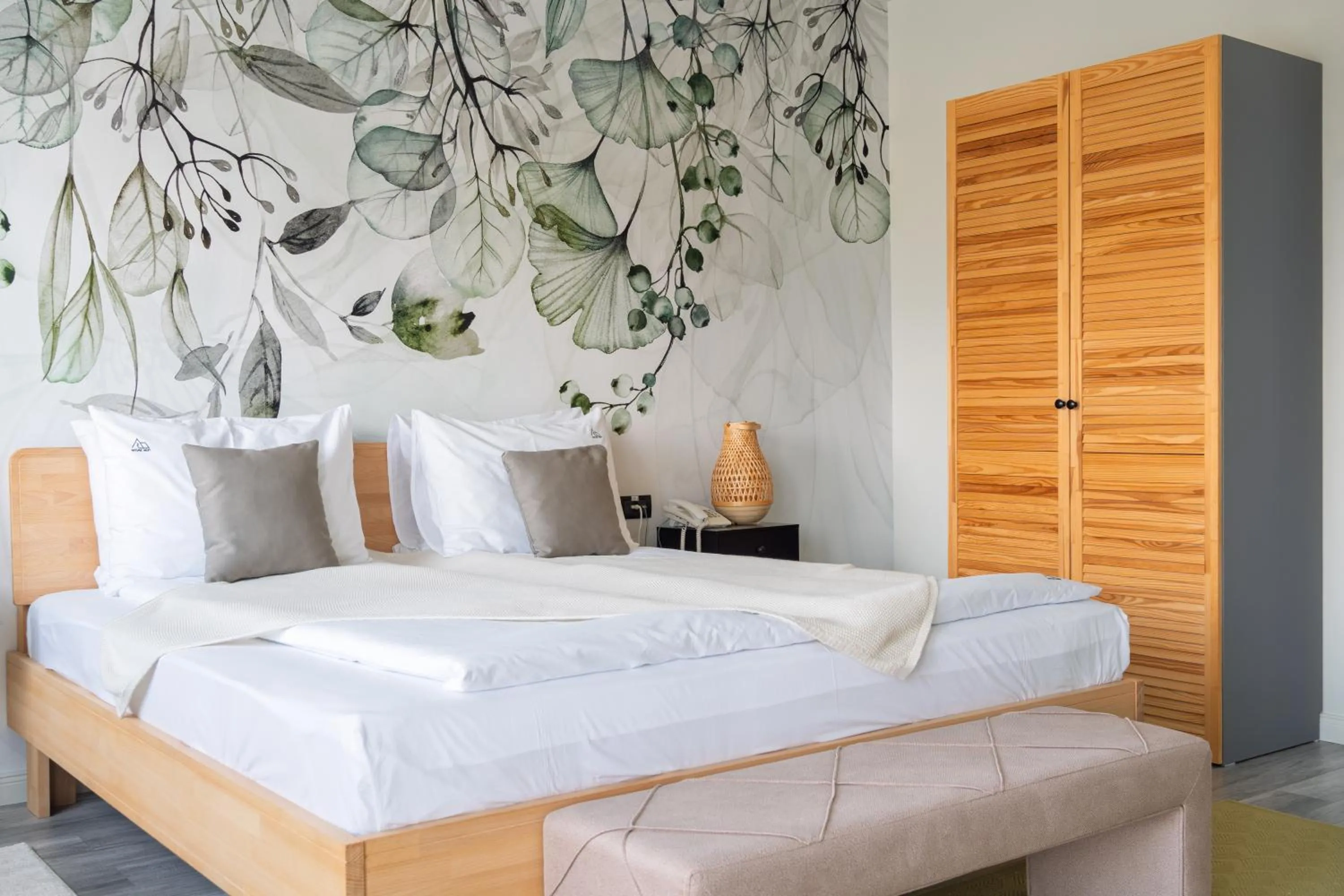 Bedroom, Bed in Nature Nest Bran - Adults Only