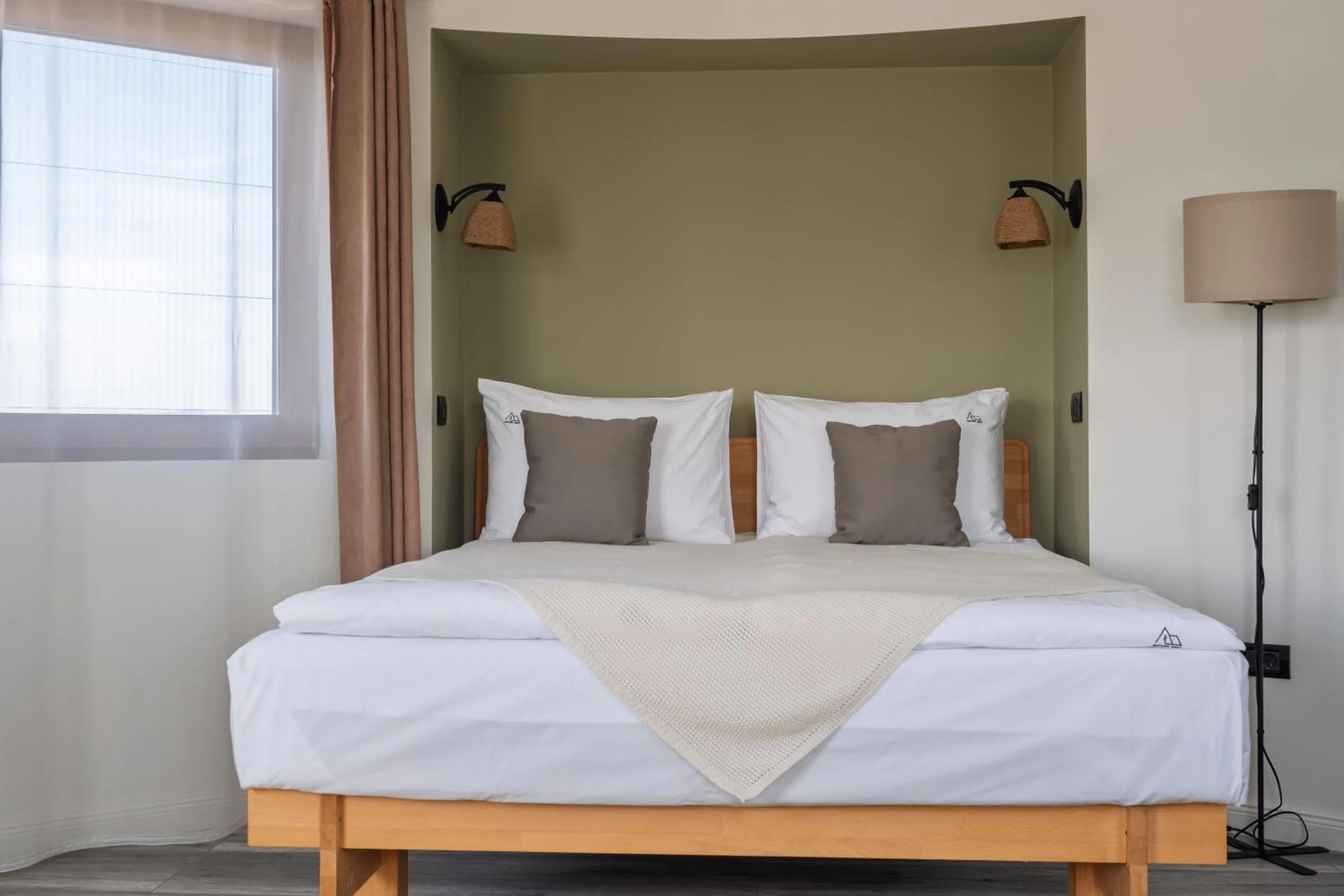 Bedroom, Bed in Nature Nest Bran - Adults Only