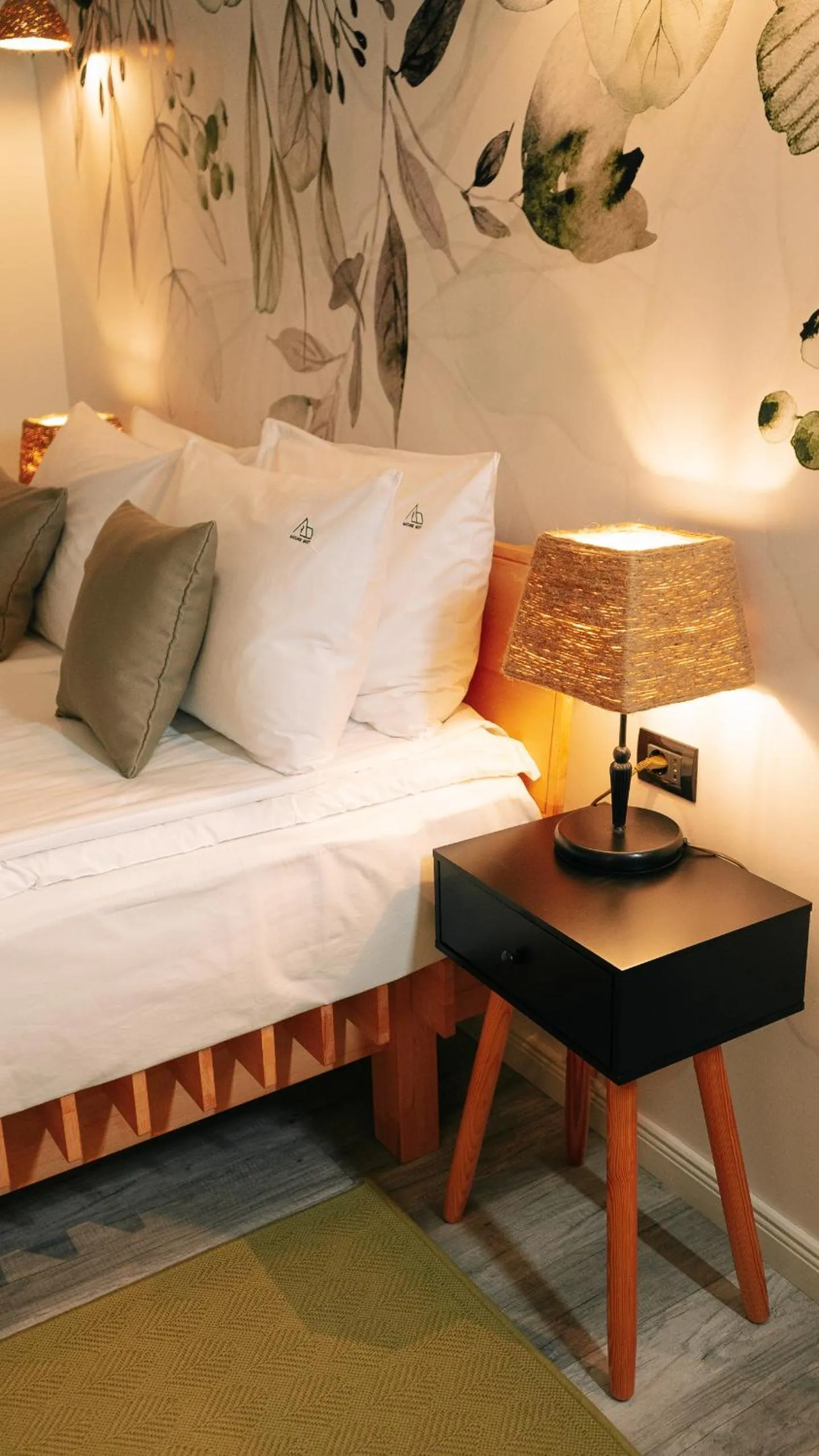 Bedroom, Bed in Nature Nest Bran - Adults Only