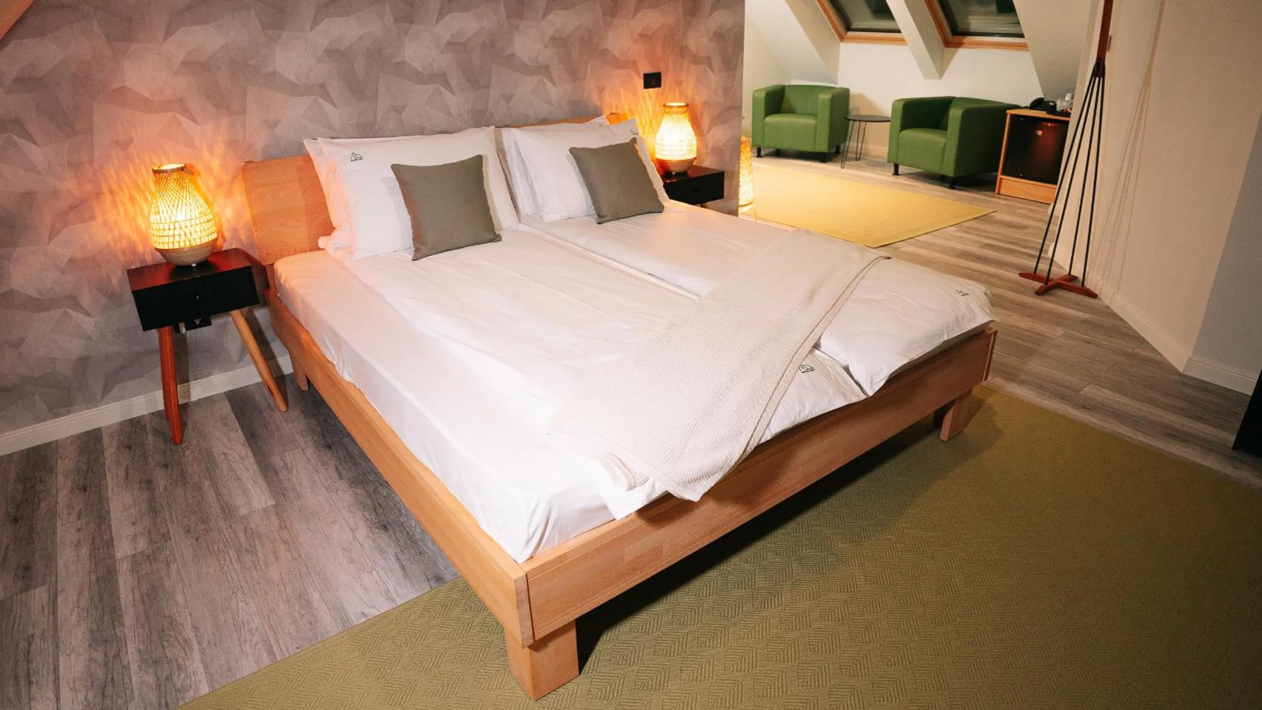 Photo of the whole room, Bed in Nature Nest Bran - Adults Only