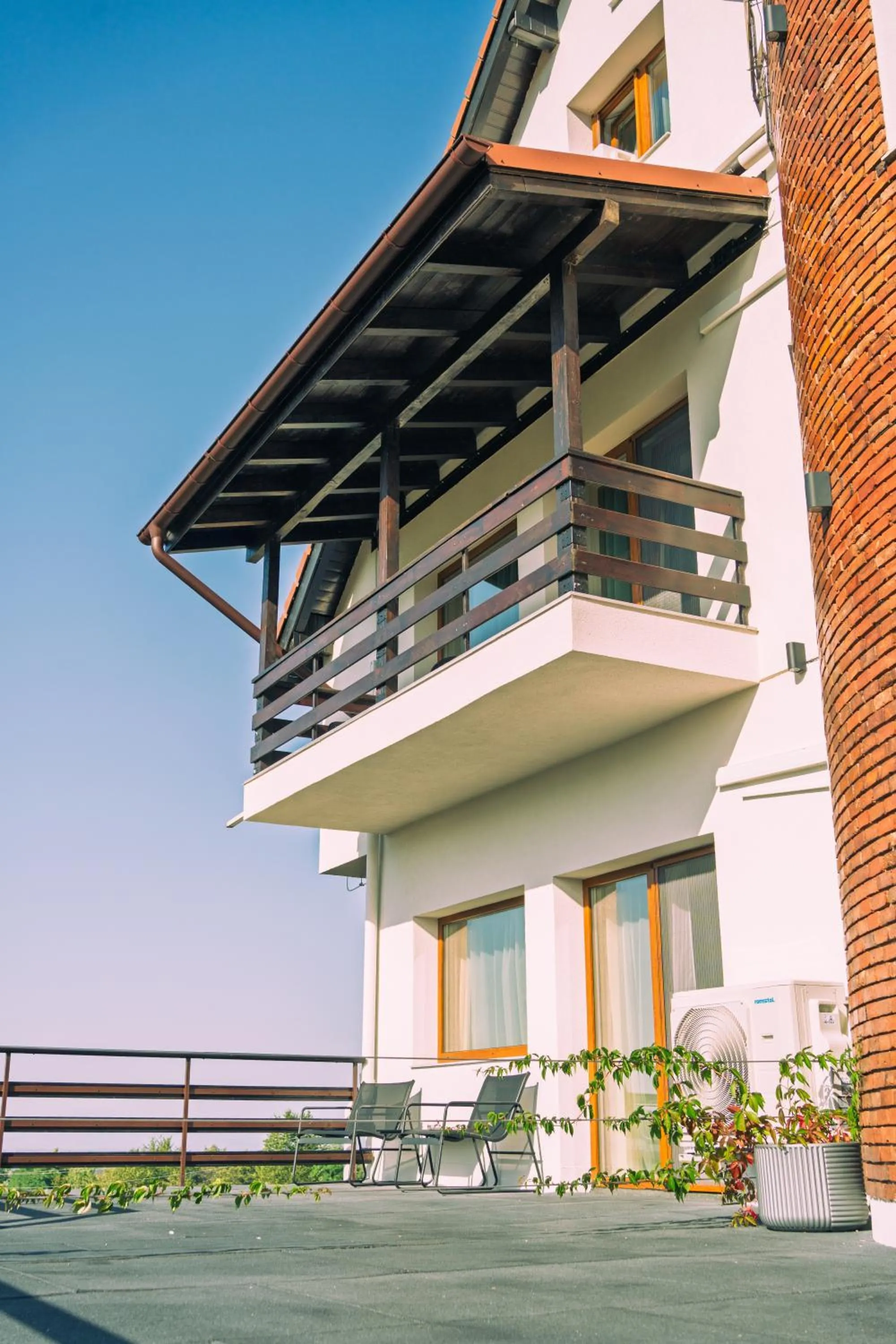 Balcony/Terrace in Nature Nest Bran - Adults Only