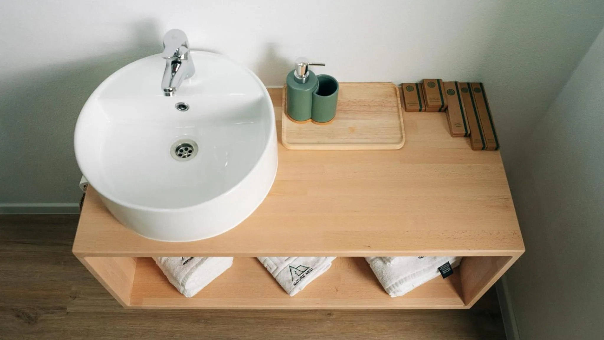 Bathroom in Nature Nest Bran - Adults Only