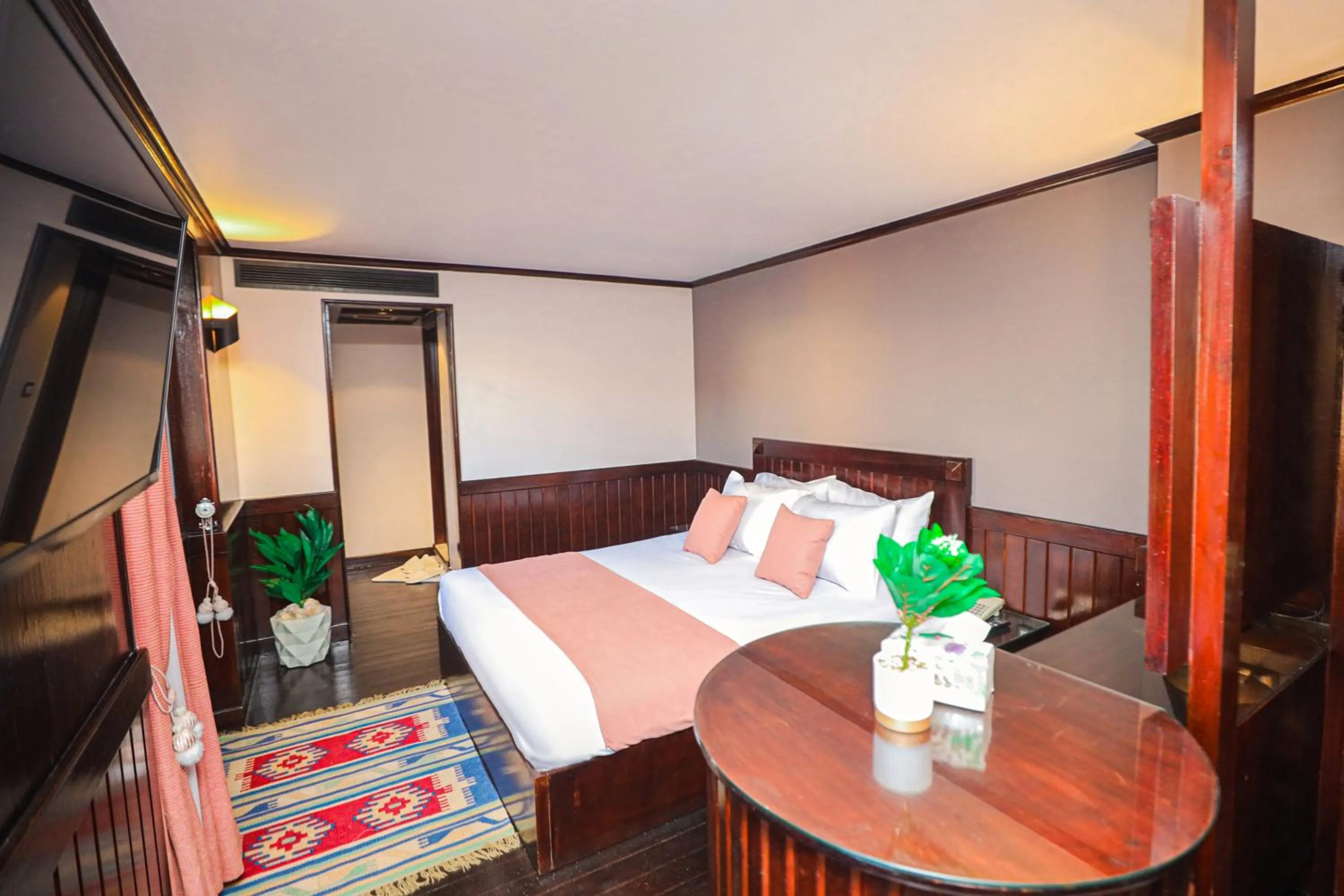 Bed in YOU Nile View Hotel