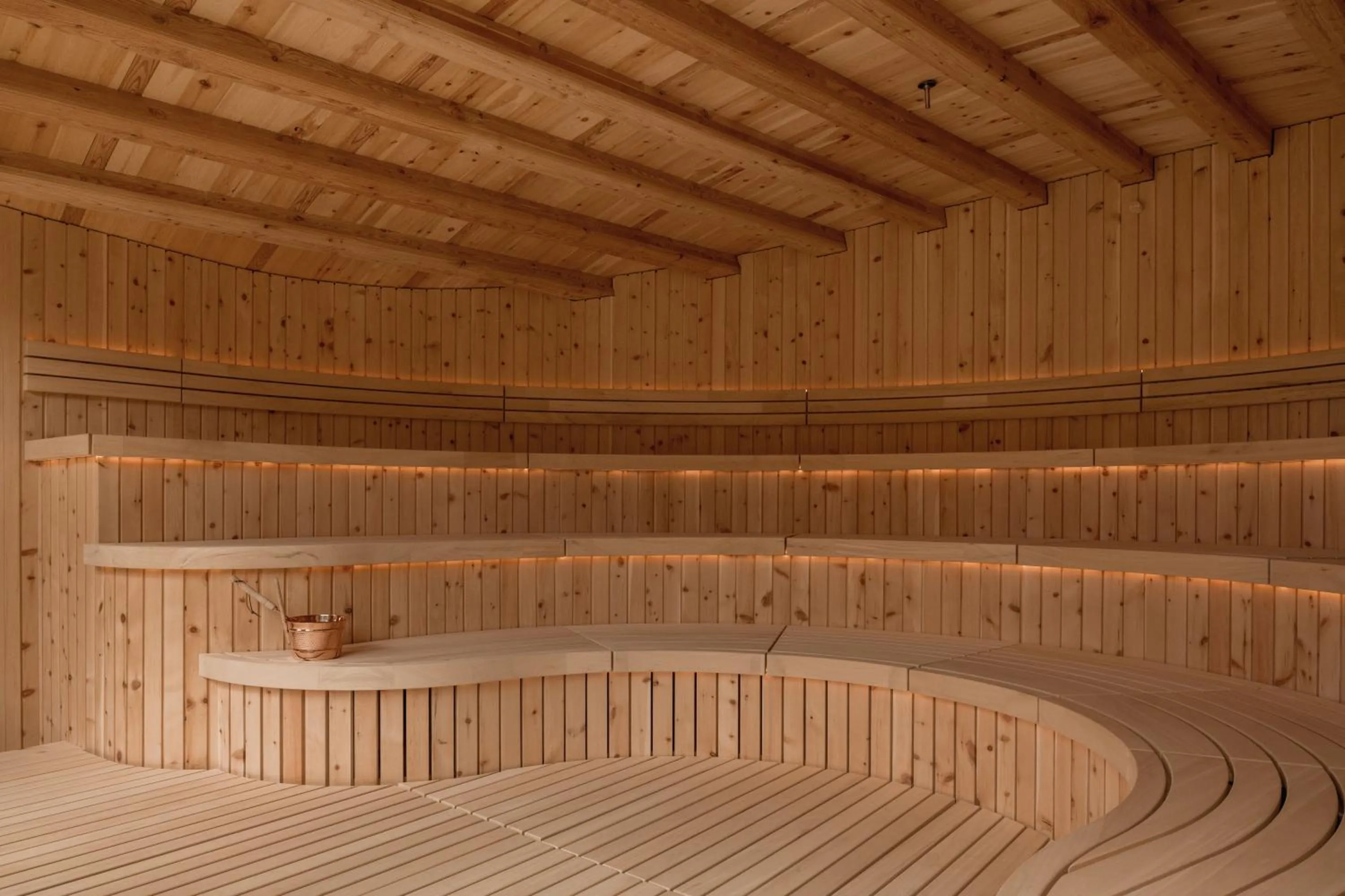 Sauna in Naturhotel Lüsnerhof