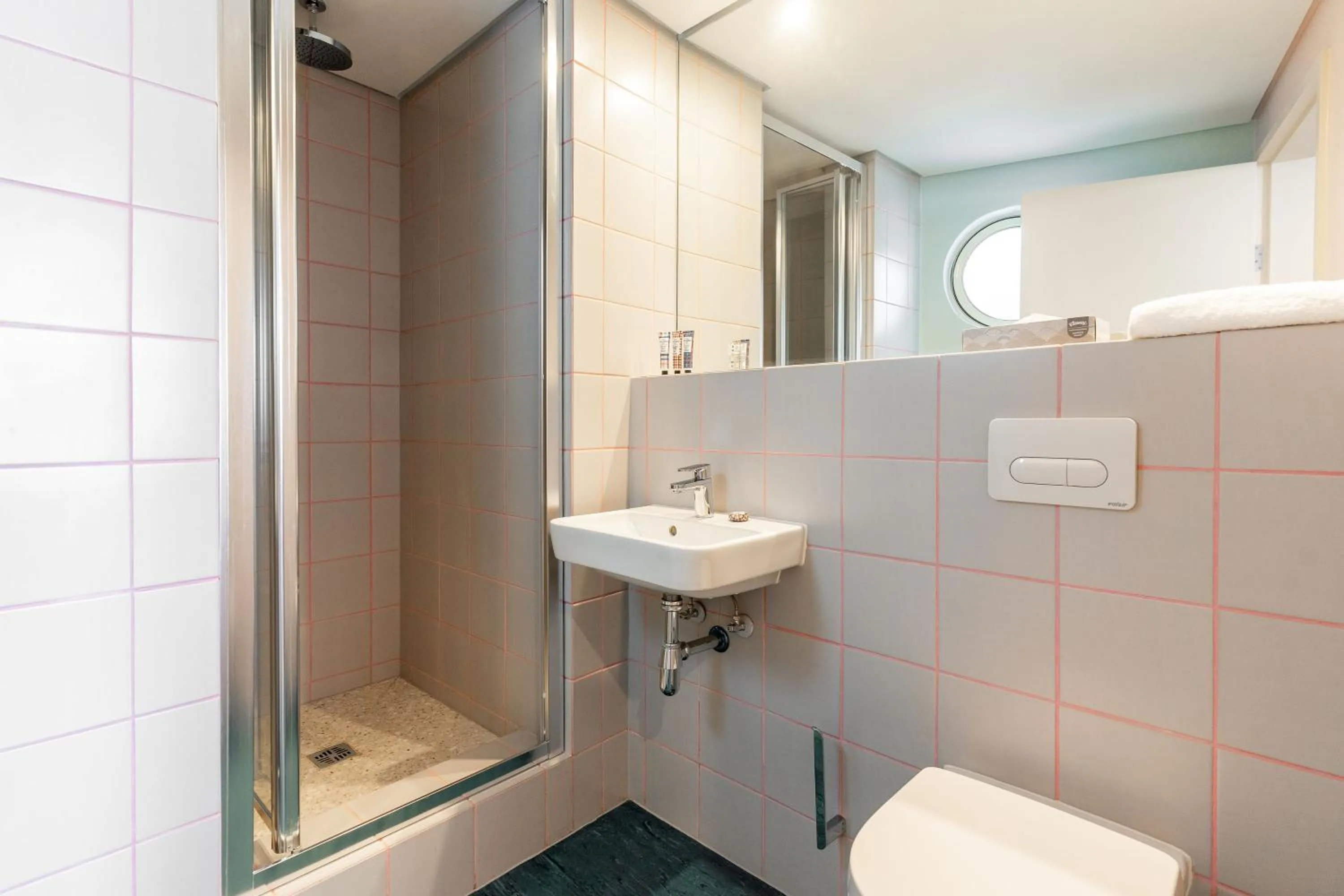 Shower in The Tropicana Hotel