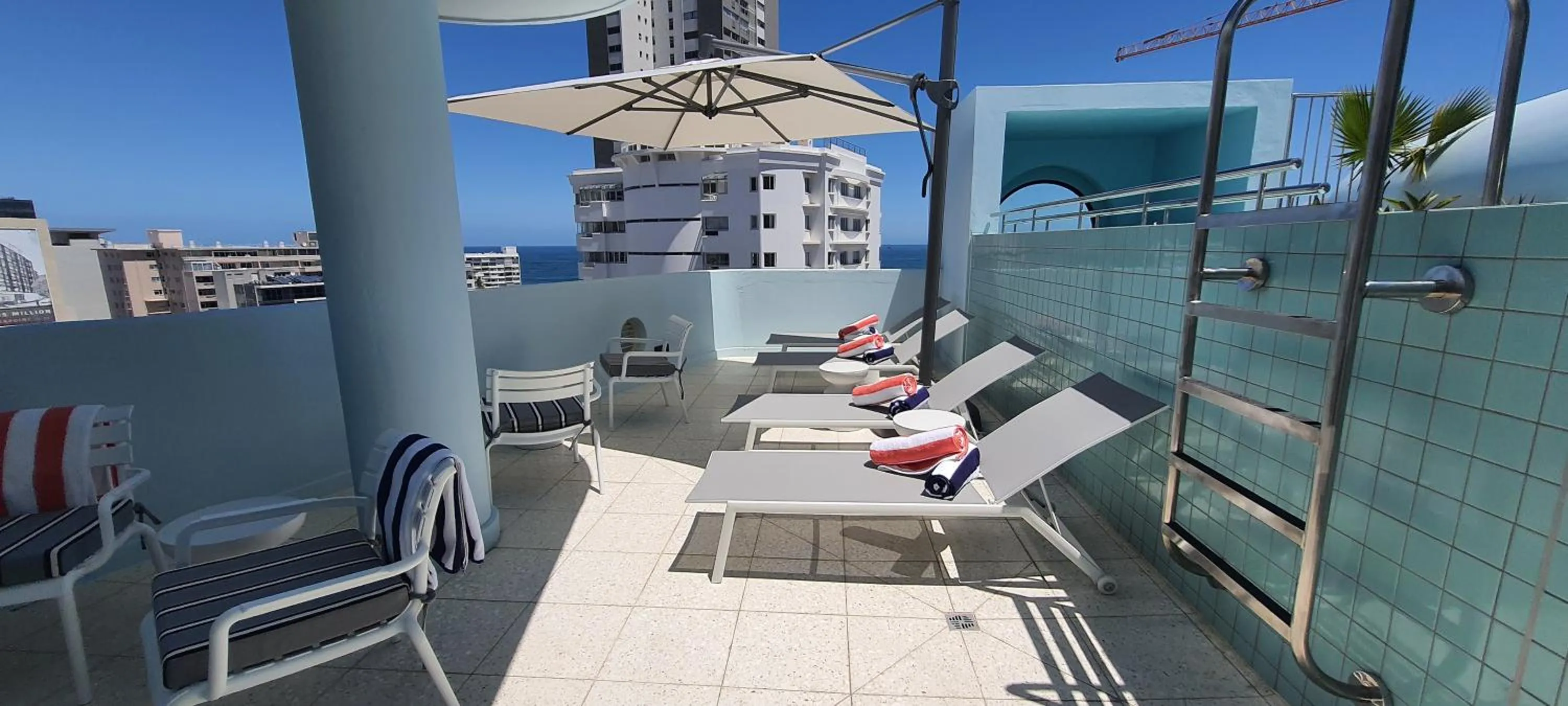 Pool view in The Tropicana Hotel