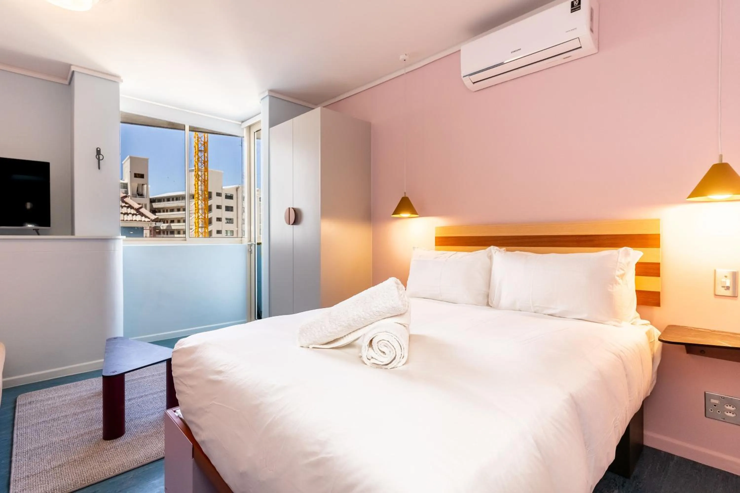 Bed in The Tropicana Hotel