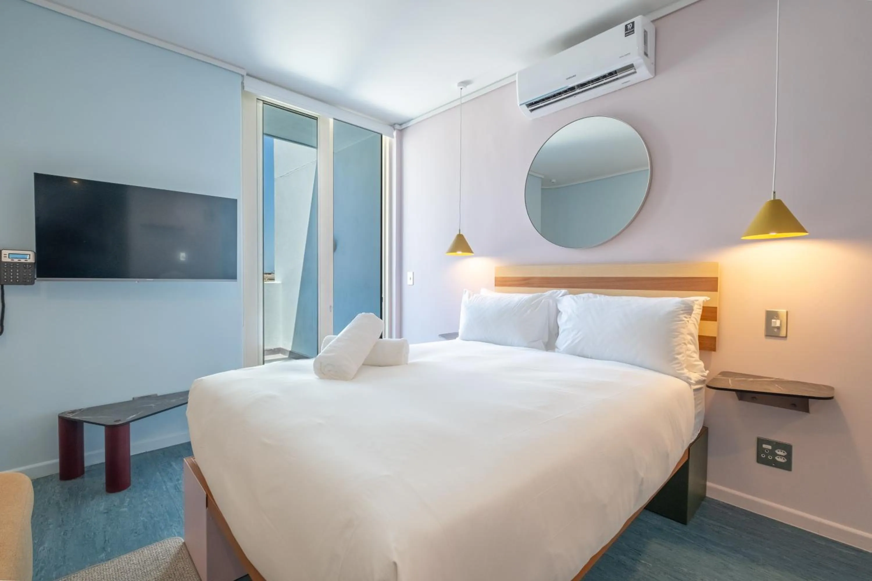 Bed in The Tropicana Hotel