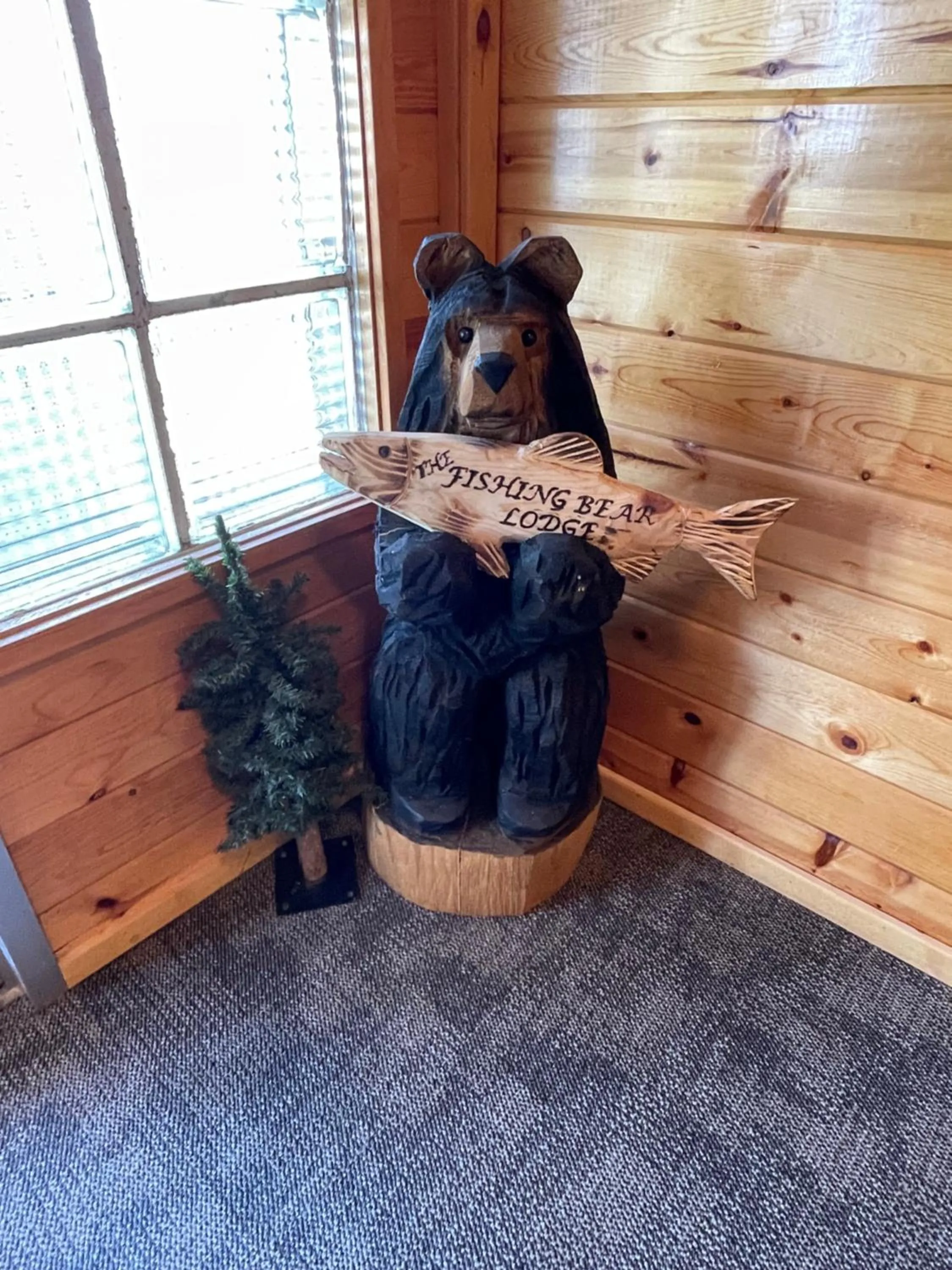 Property logo or sign in The Fishing Bear Lodge